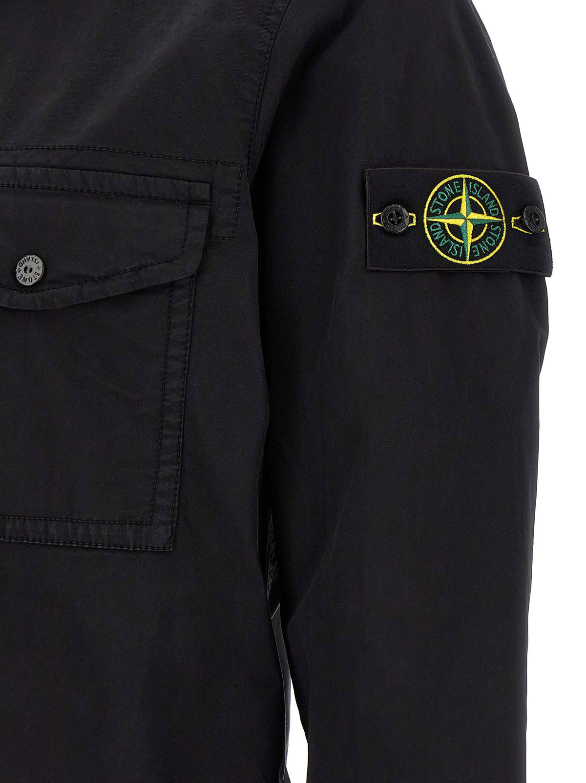 Stone Island Badge Logo Overshirt