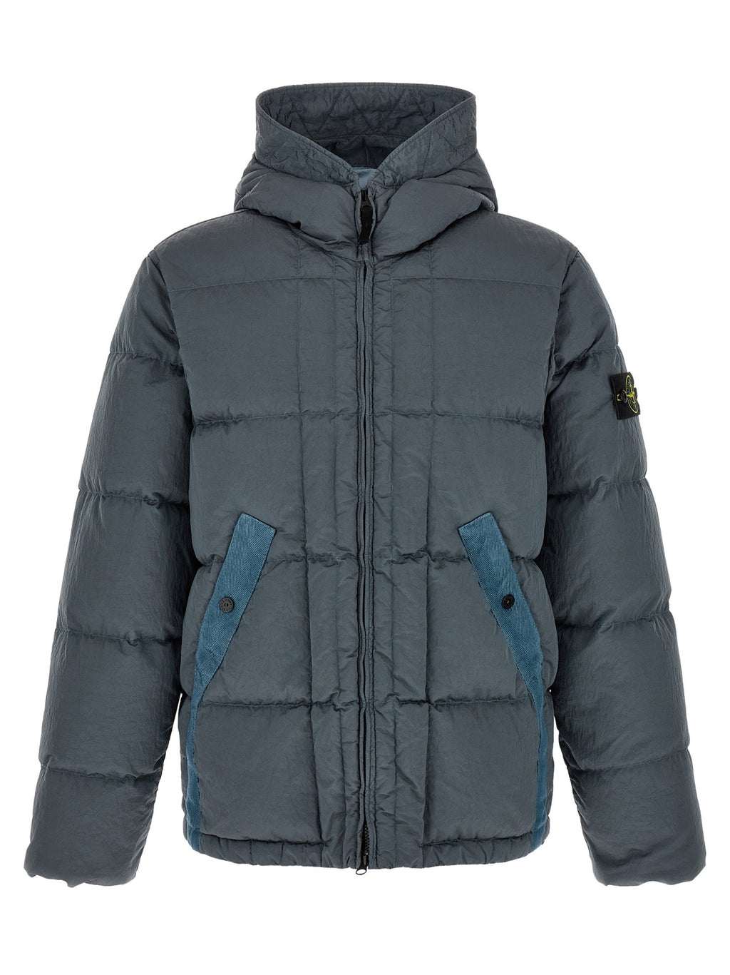 Stone Island Crumpled Effect Down Jacket