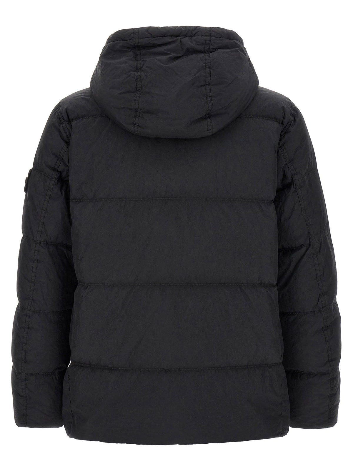 Stone Island Ruffled Effect Down Jacket