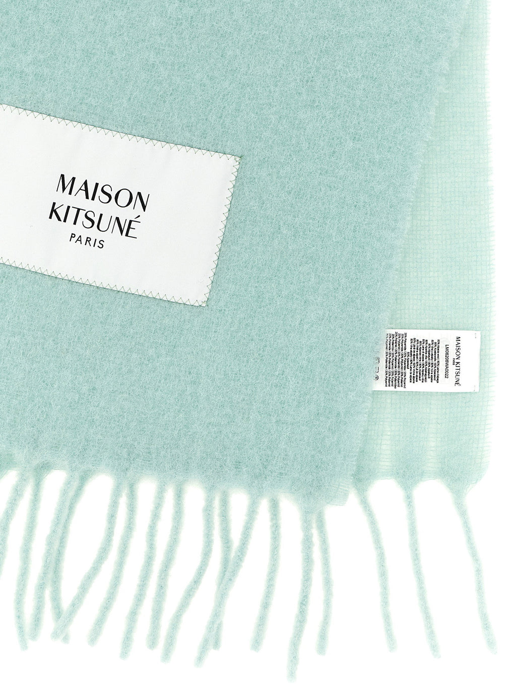 Maison Kitsuné Logo Patch Scarf