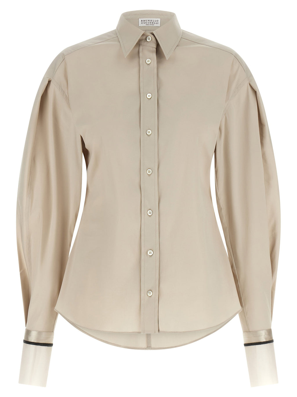 Brunello Cucinelli Shiny Cuffs Shirt