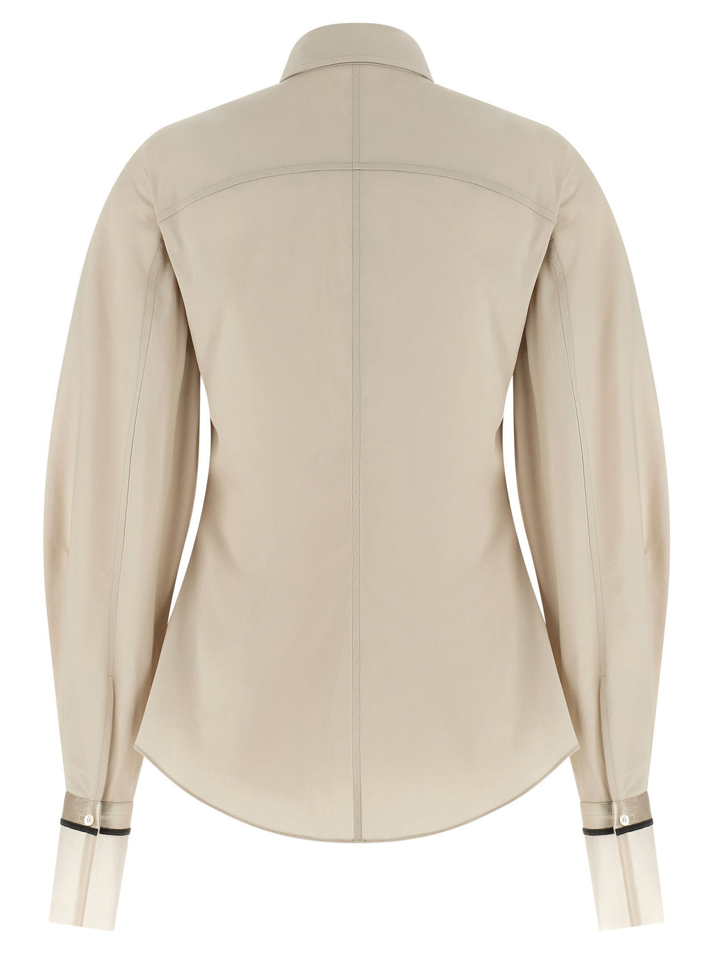 Brunello Cucinelli Shiny Cuffs Shirt