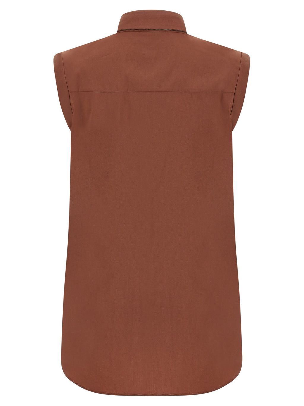 Brunello Cucinelli Shiny Trim Shirt