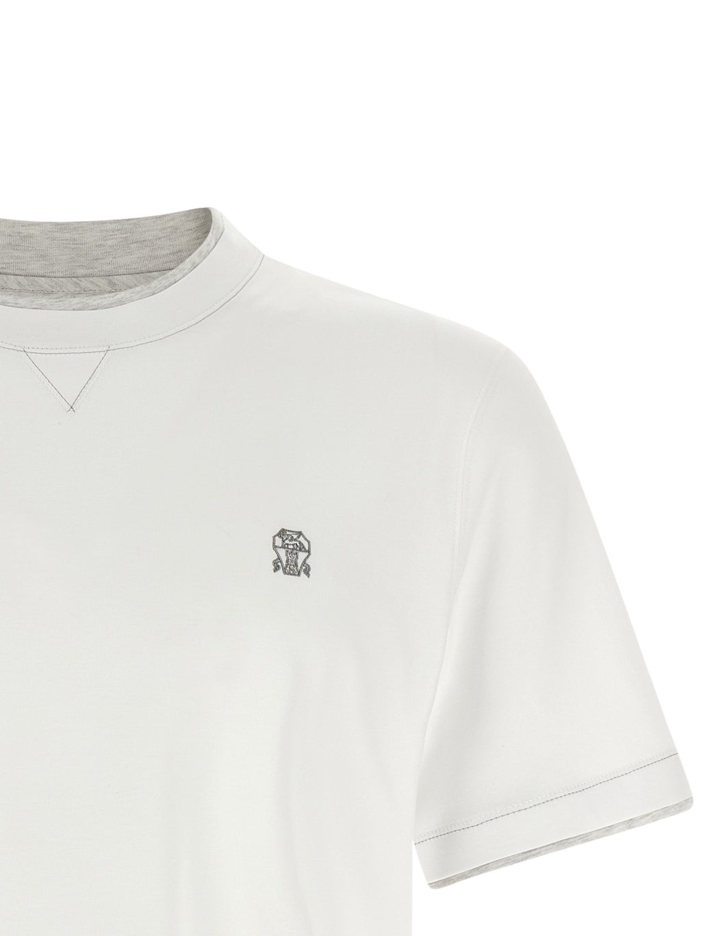Brunello Cucinelli Double Layer T-shirt
