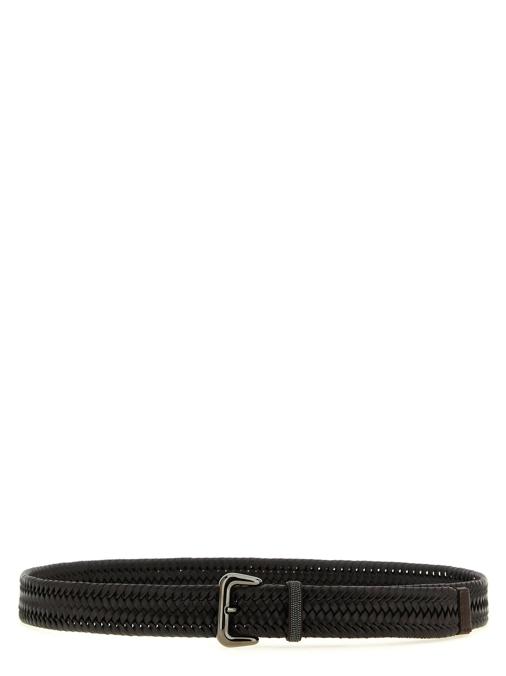 Brunello Cucinelli Shiny Loop Belt