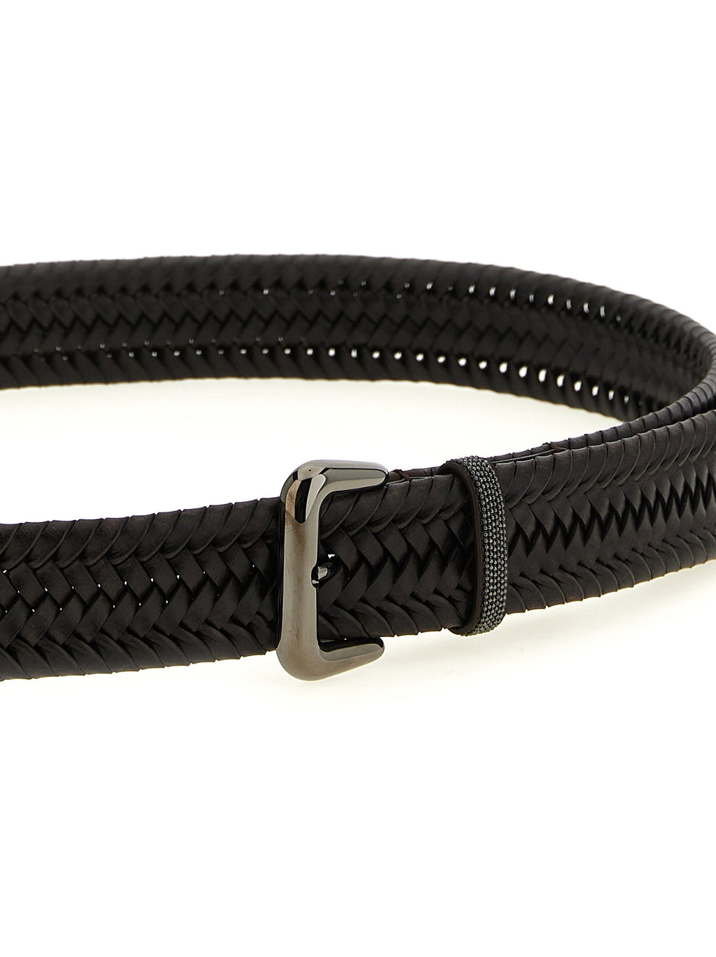 Brunello Cucinelli Shiny Loop Belt