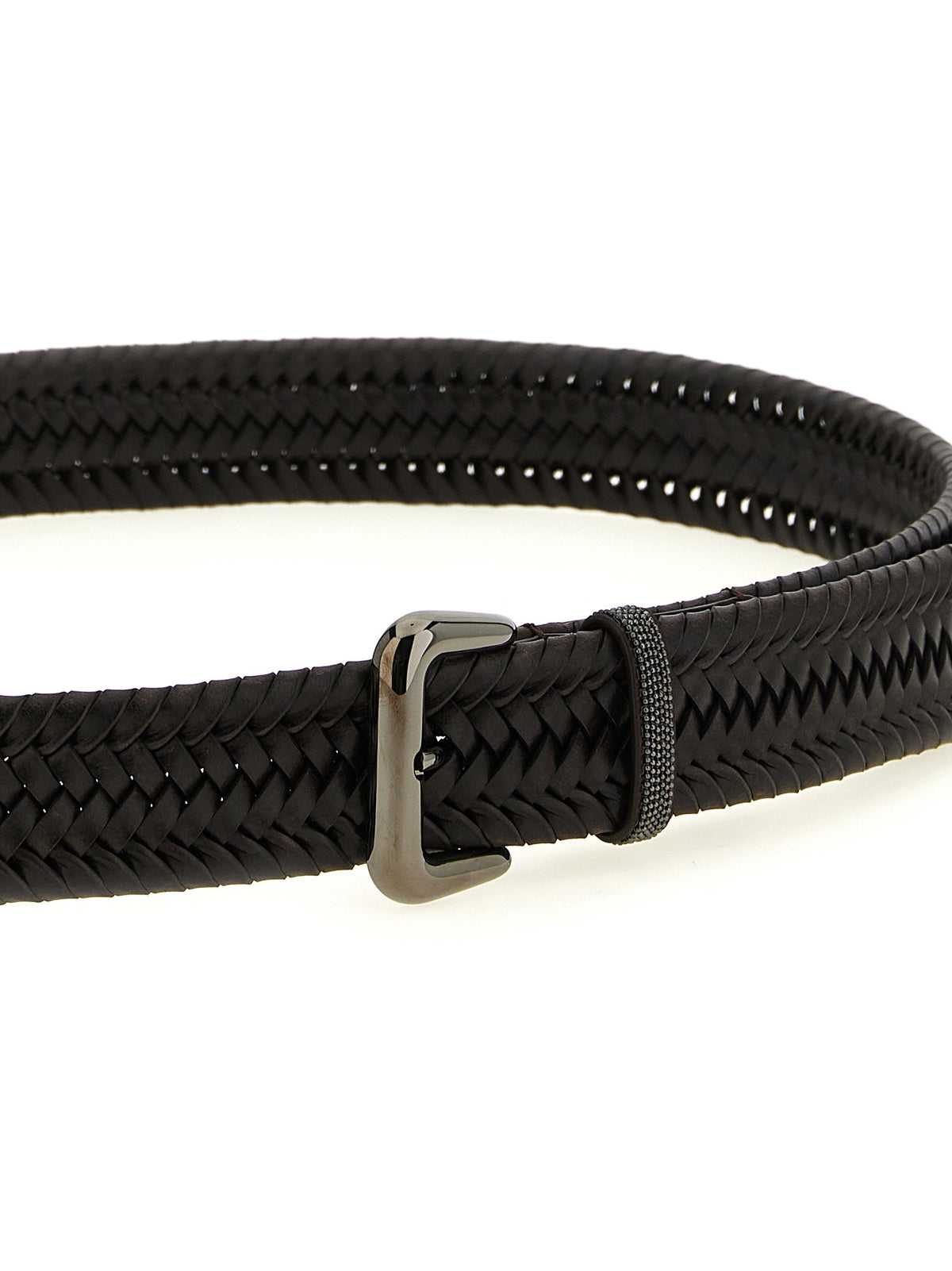 Brunello Cucinelli Shiny Loop Belt