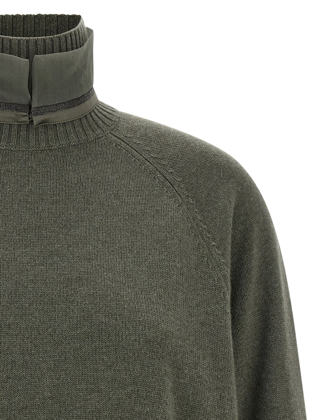 Brunello Cucinelli Monile Insert Sweater