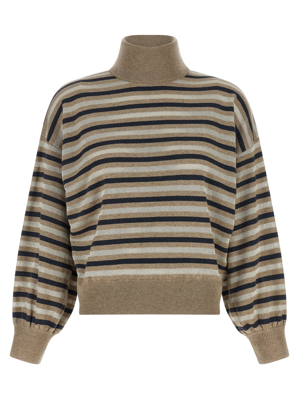 Brunello Cucinelli Sparkling Stripes Sweater