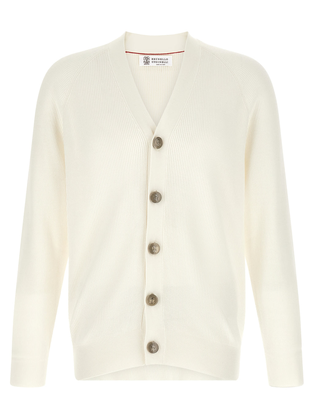 Brunello Cucinelli English Ribbed Cardigan
