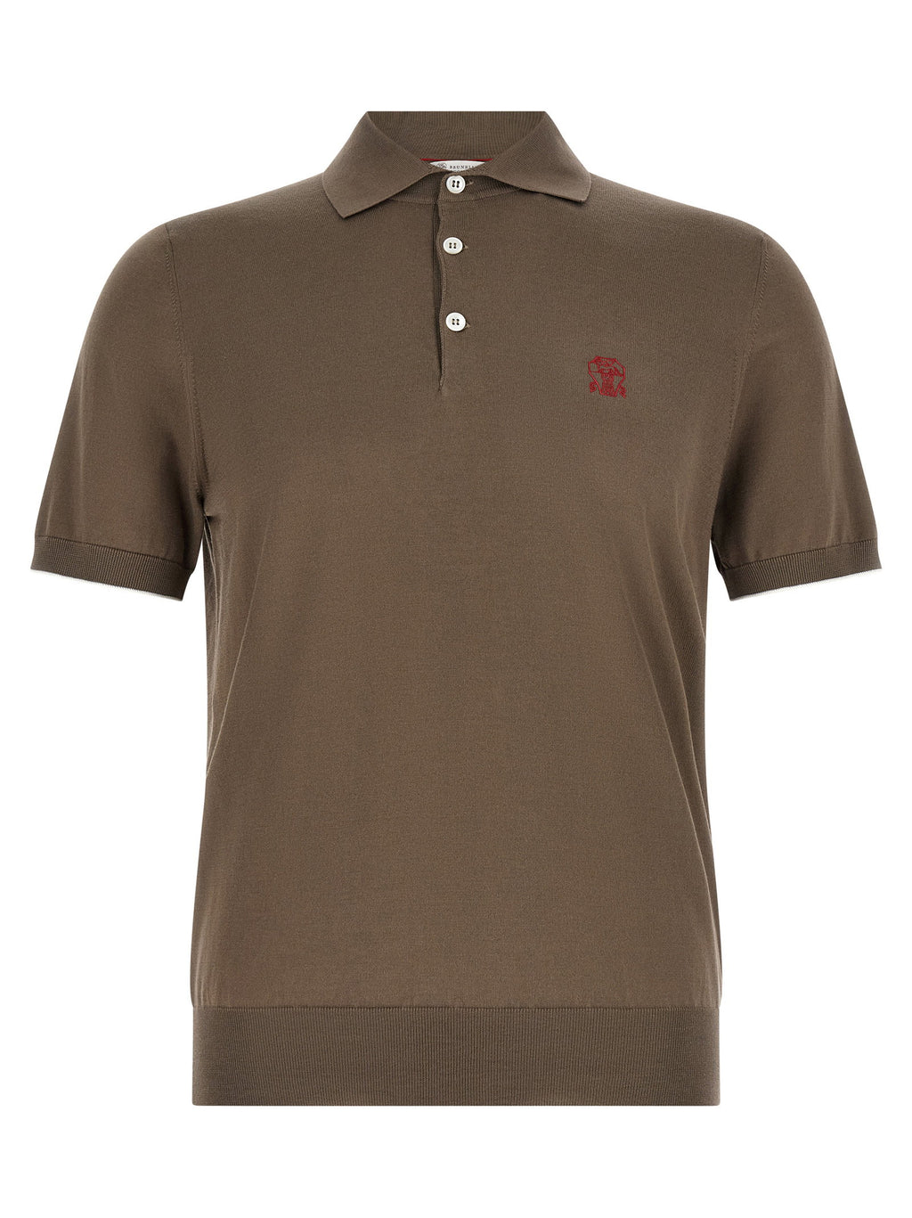 Brunello Cucinelli Knitted Polo Shirt