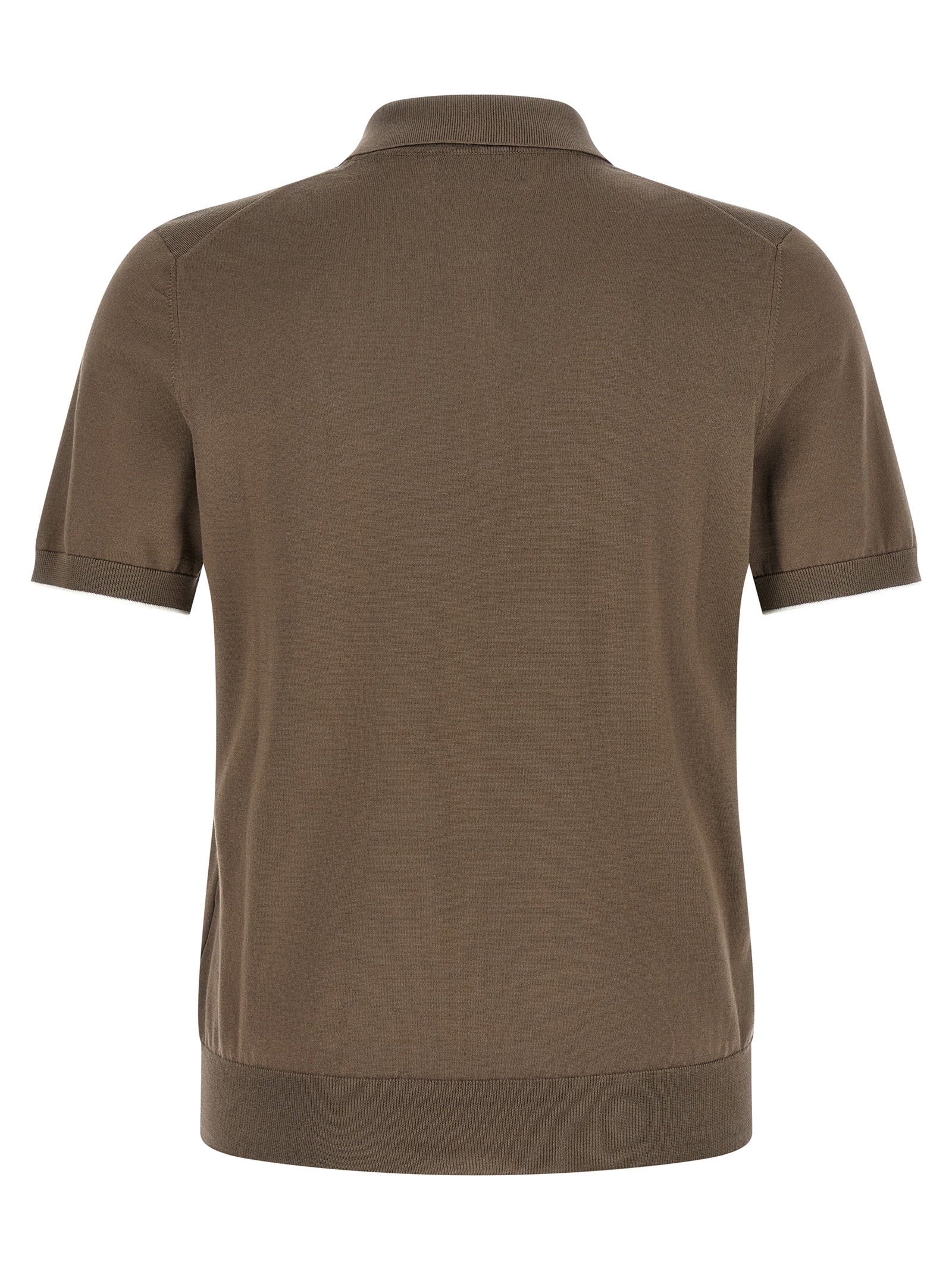 Brunello Cucinelli Knitted Polo Shirt