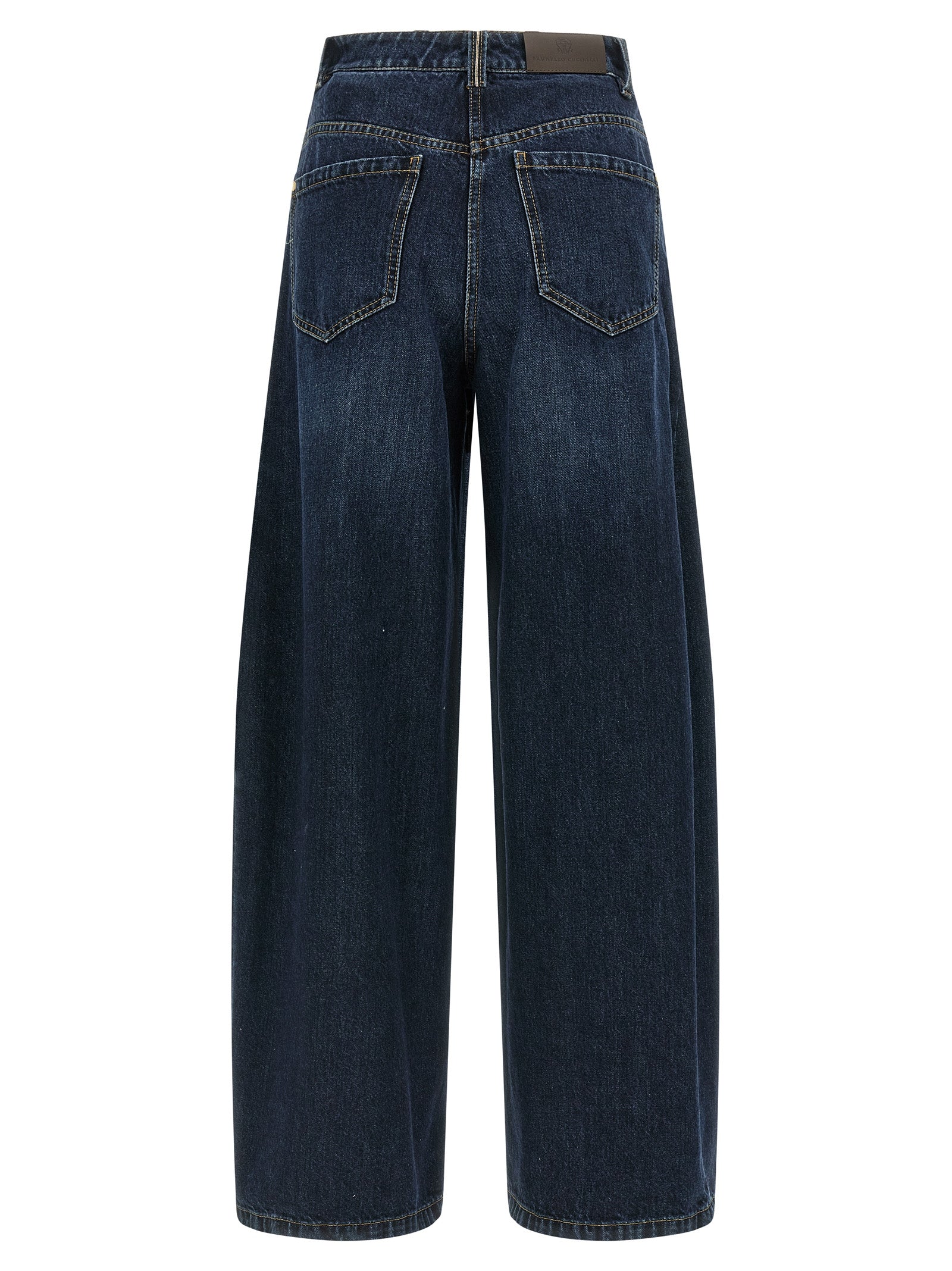 Brunello Cucinelli Wide Barrel Full Lenght Jeans