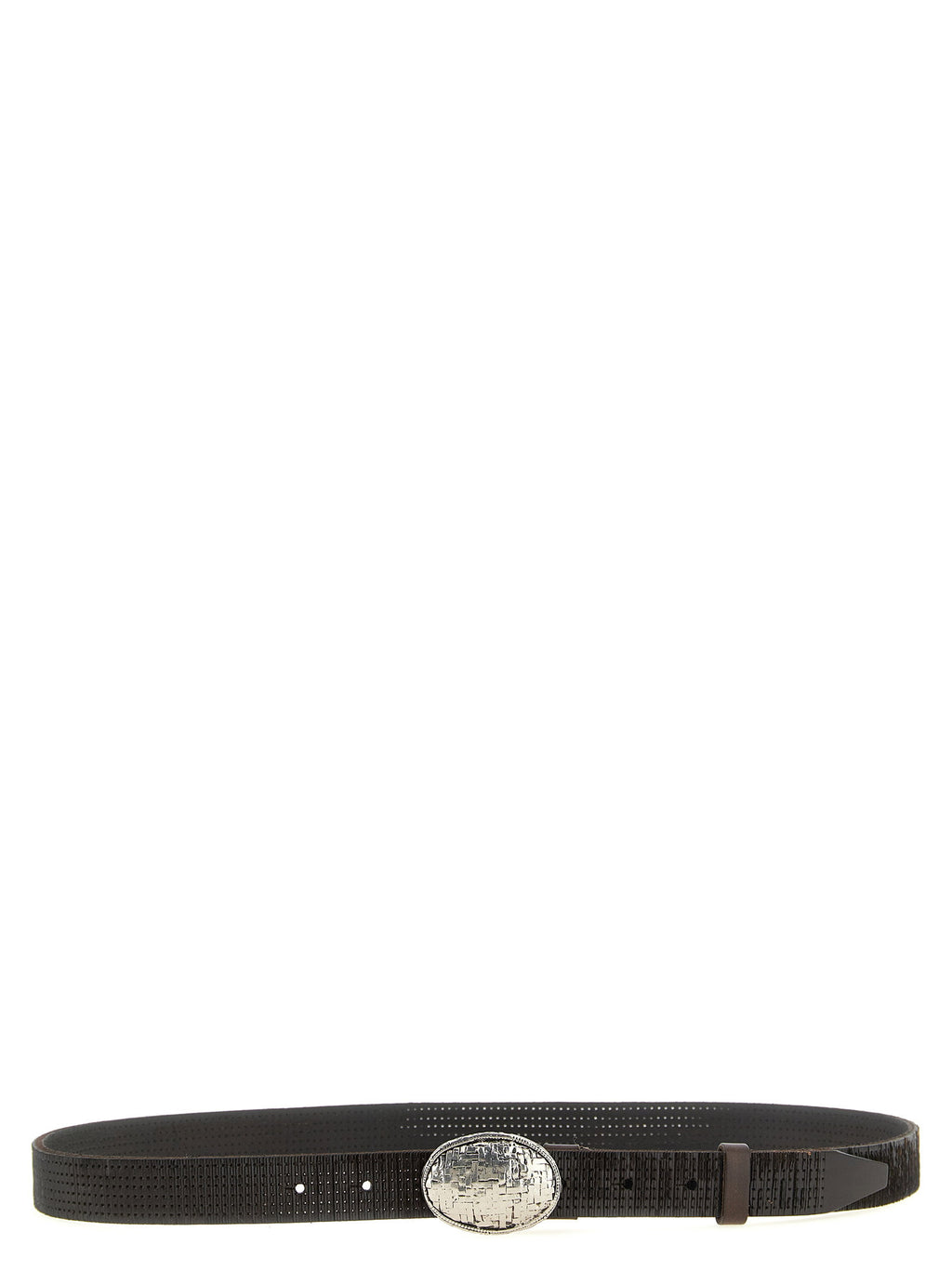 Brunello Cucinelli Texture Leather Belt
