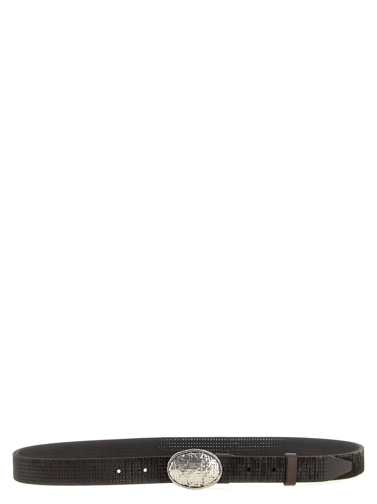 Brunello Cucinelli Texture Leather Belt