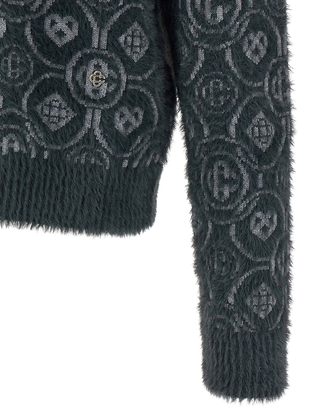 Casablanca Fluffy Monogram Sweater