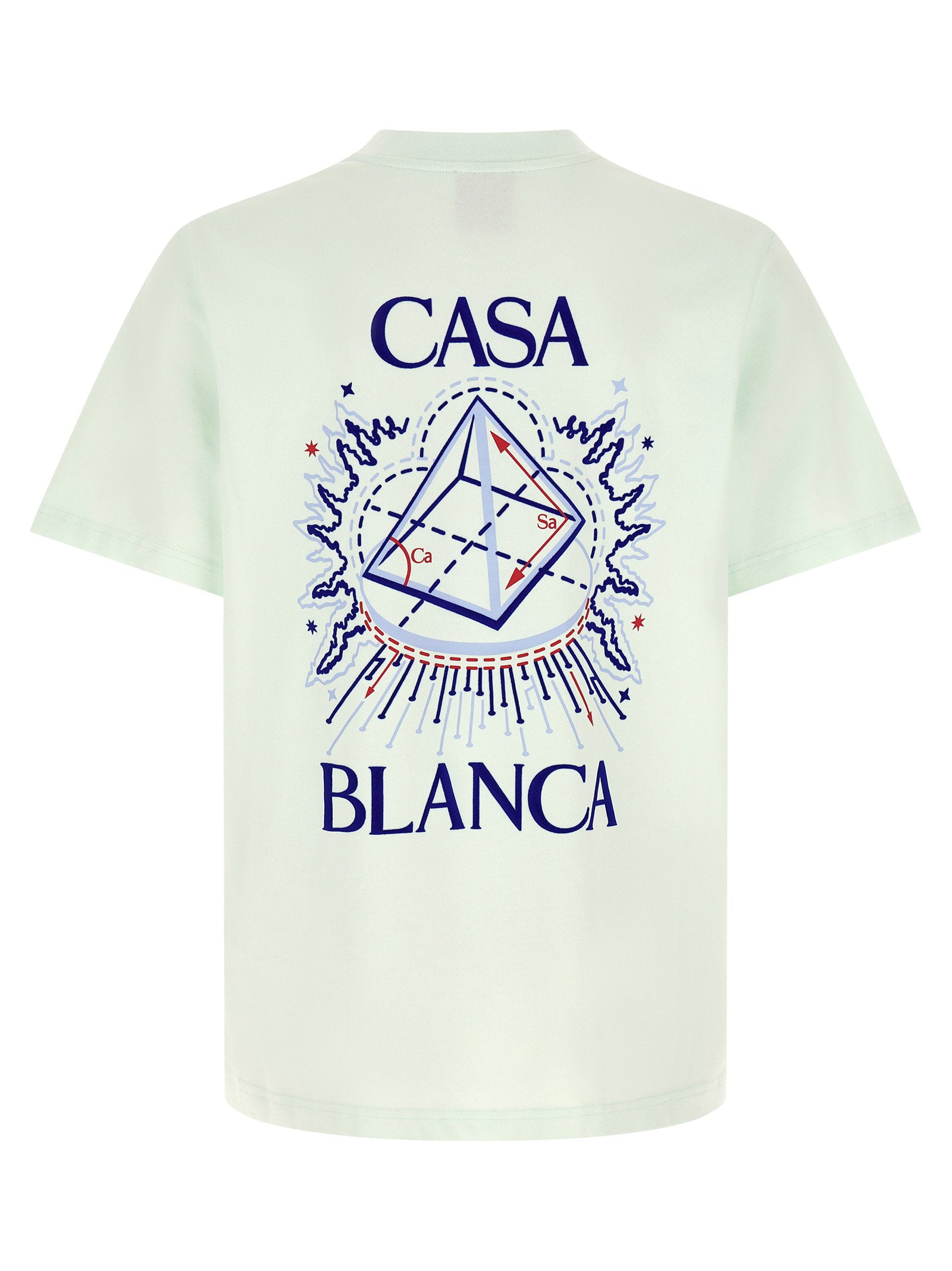 Casablanca Flocked Celestial Pyramid Print T-shirt