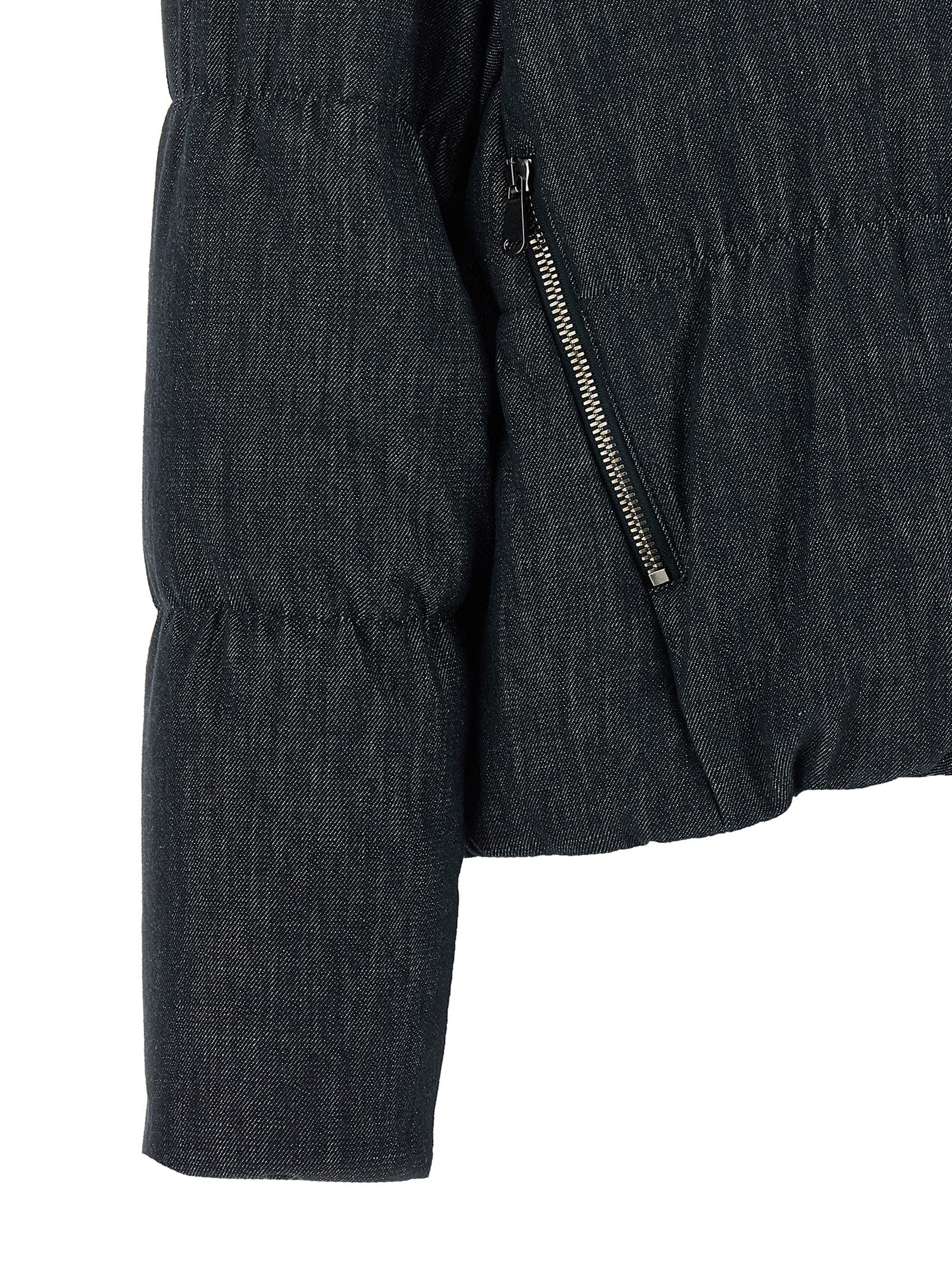 Brunello Cucinelli Denim-effect Twill Down Jacket
