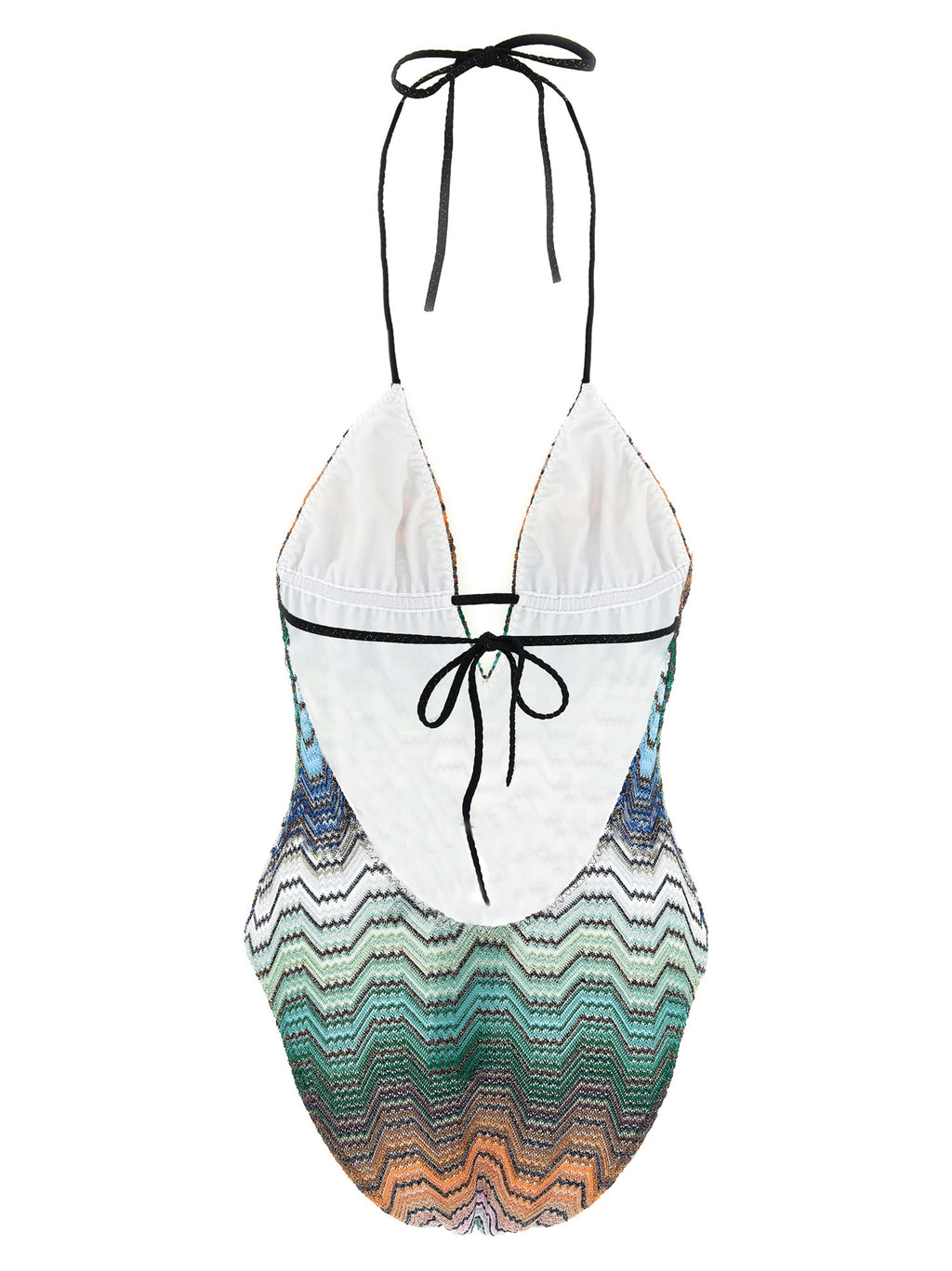 Missoni Greek Pattern One-piece Swimsuit