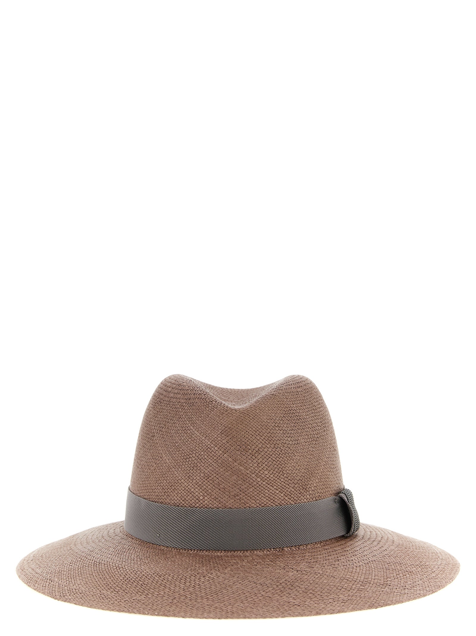 Brunello Cucinelli Precious Leather Band Hat