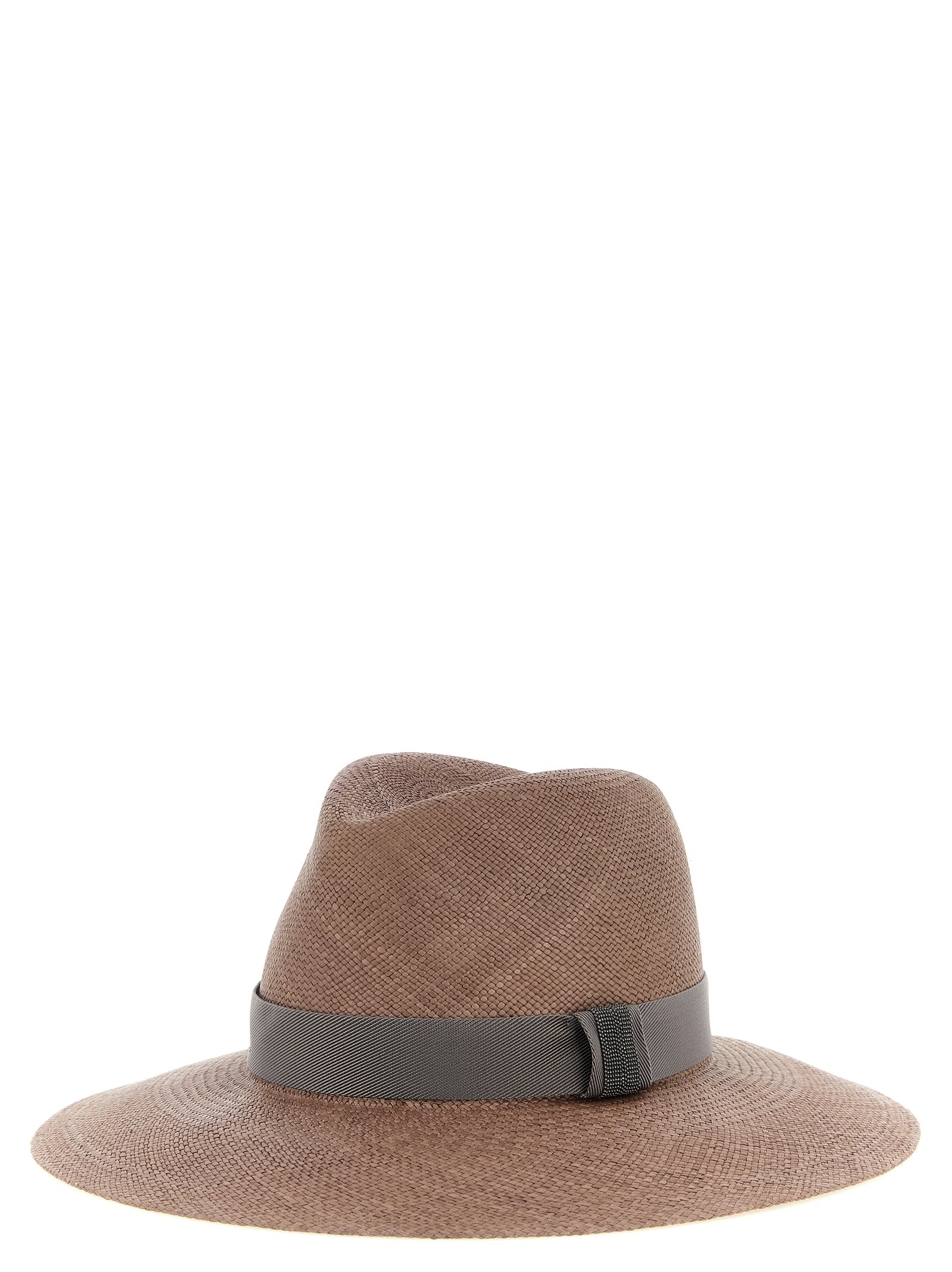 Brunello Cucinelli Precious Leather Band Hat