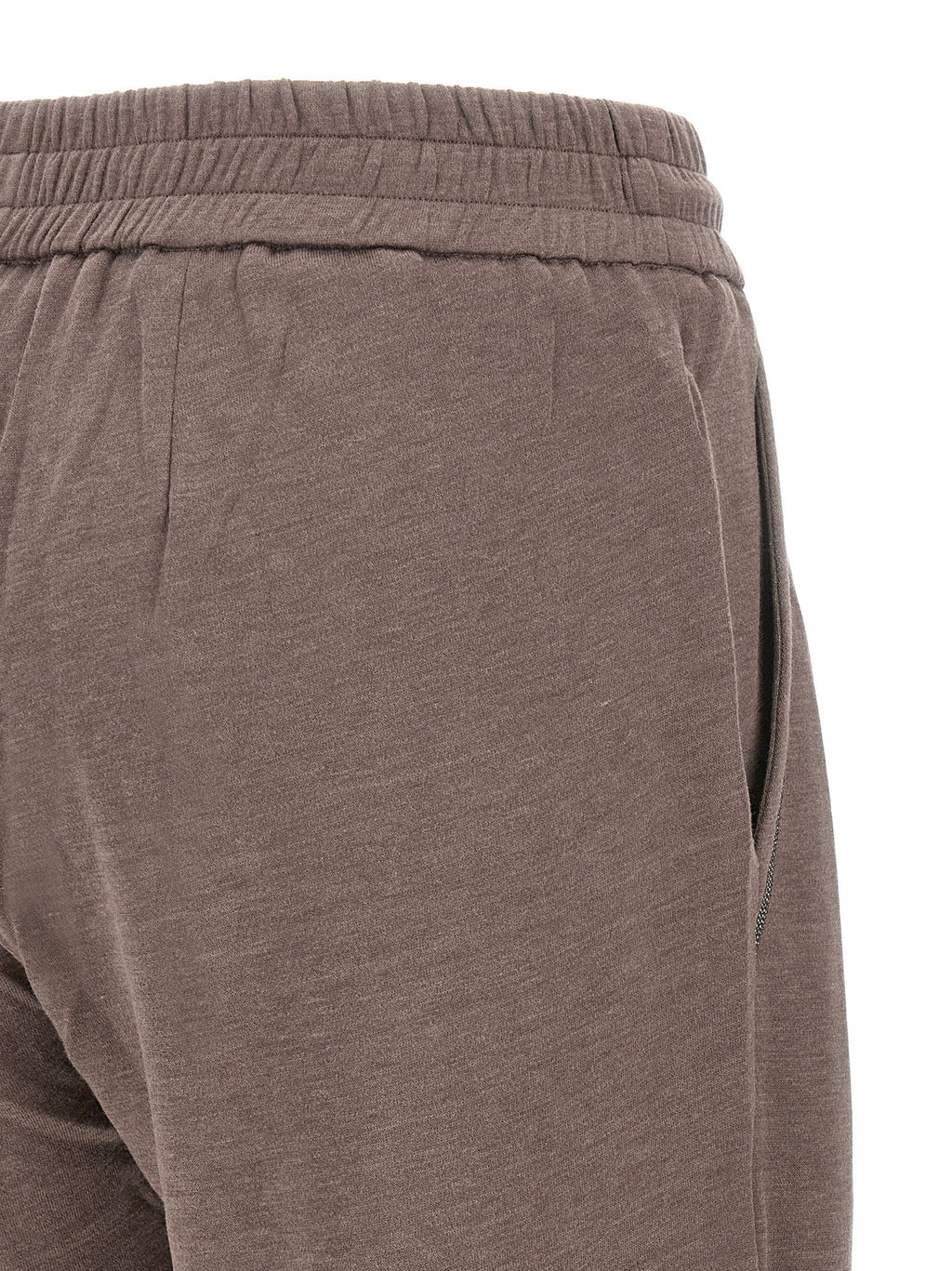 Brunello Cucinelli Shiny Pocket Detail Joggers