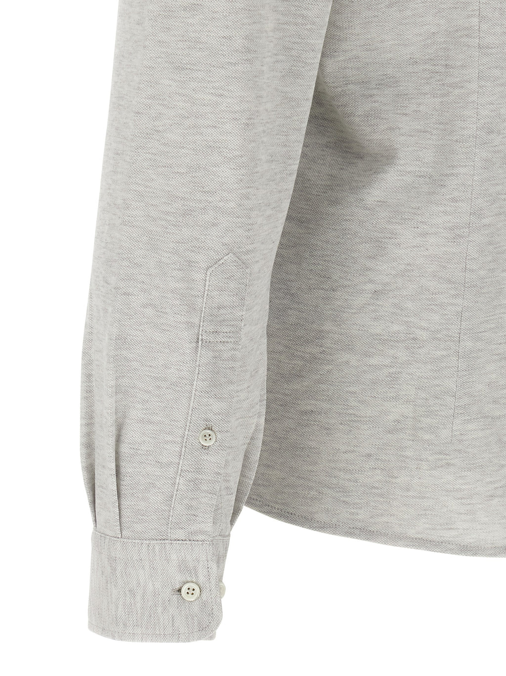 Brunello Cucinelli Piqué Cotton Shirt