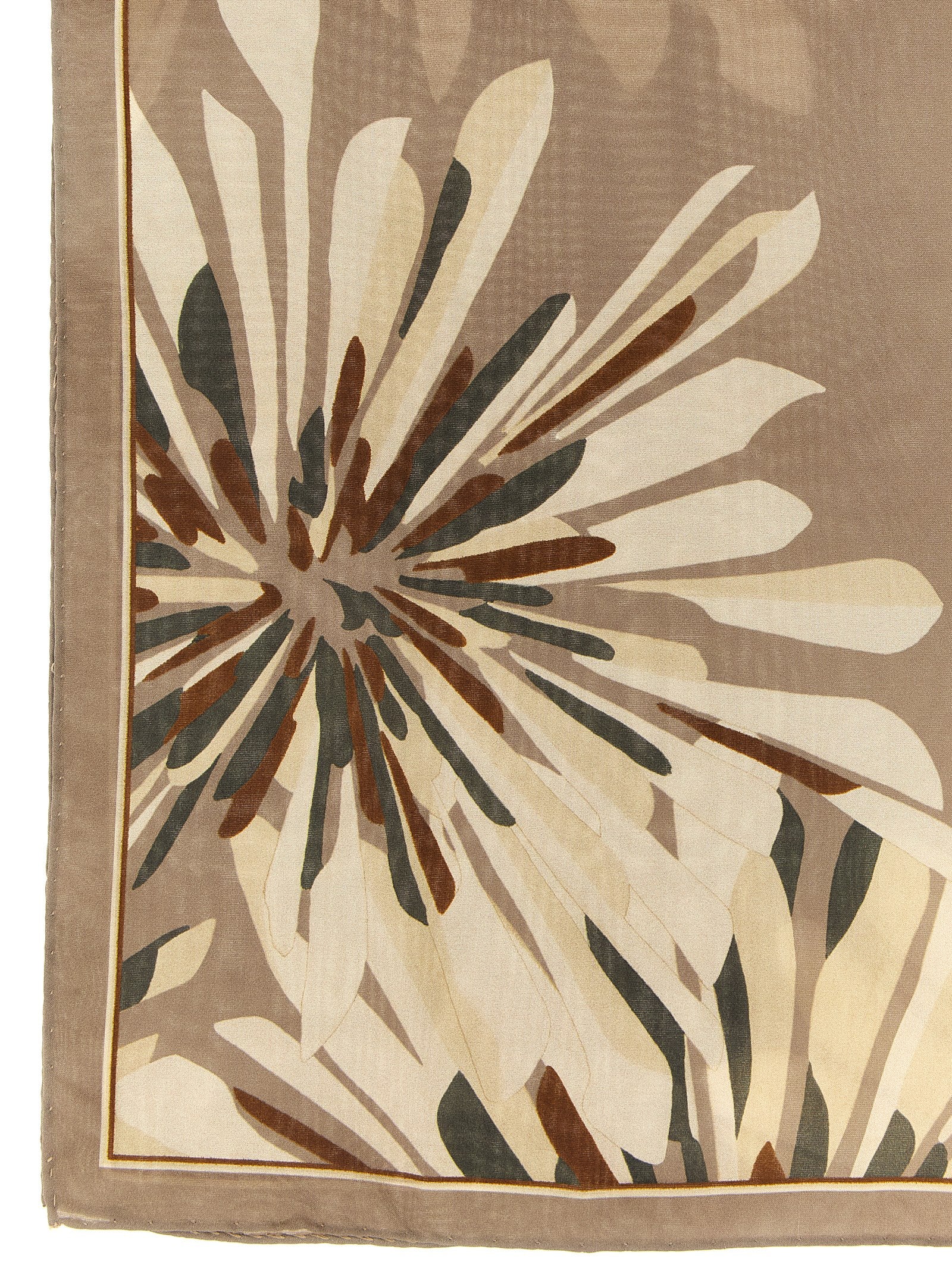 Brunello Cucinelli Bloom Print Scarf