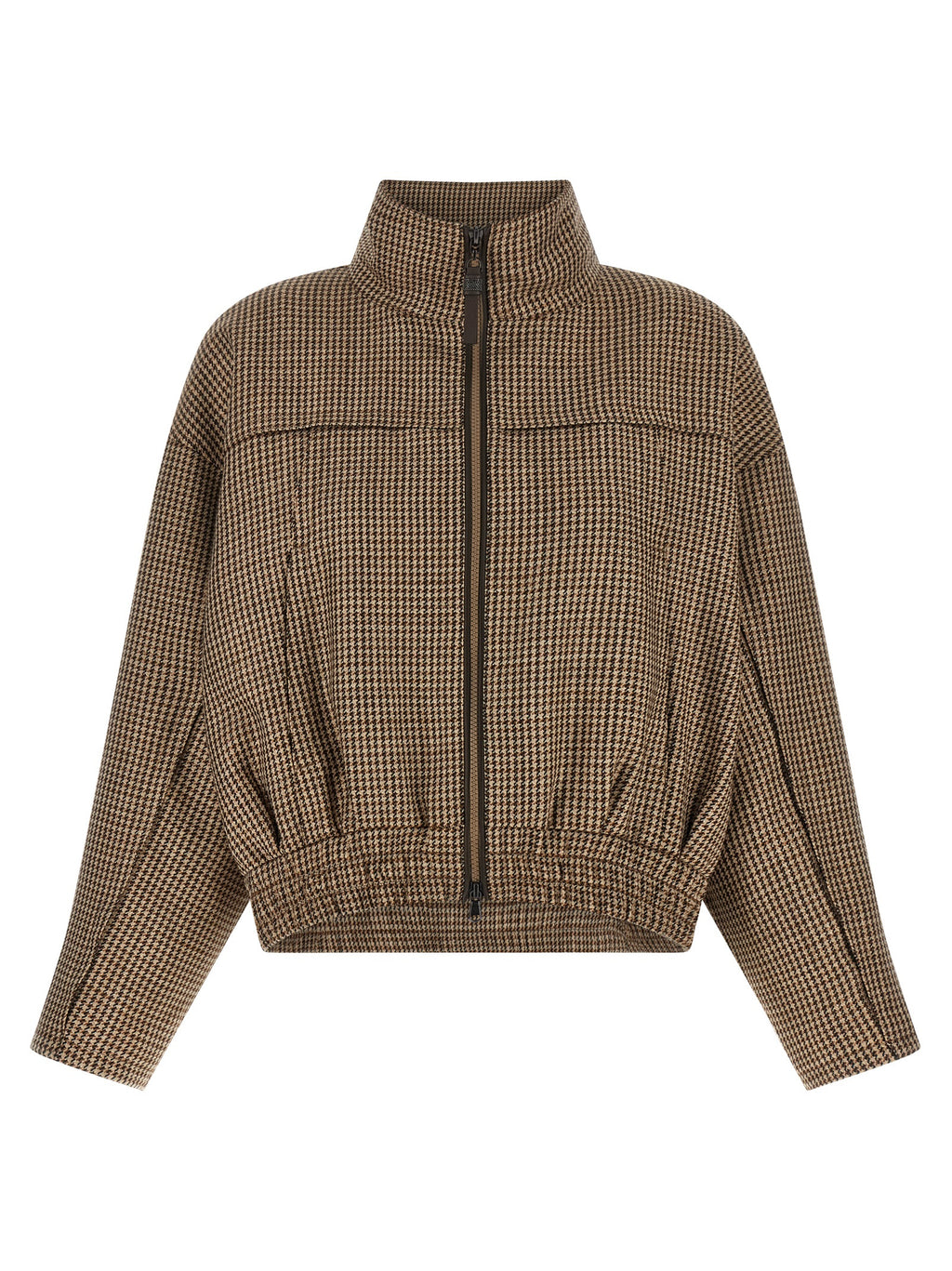 Brunello Cucinelli Shiny Zipper Pull Jacket