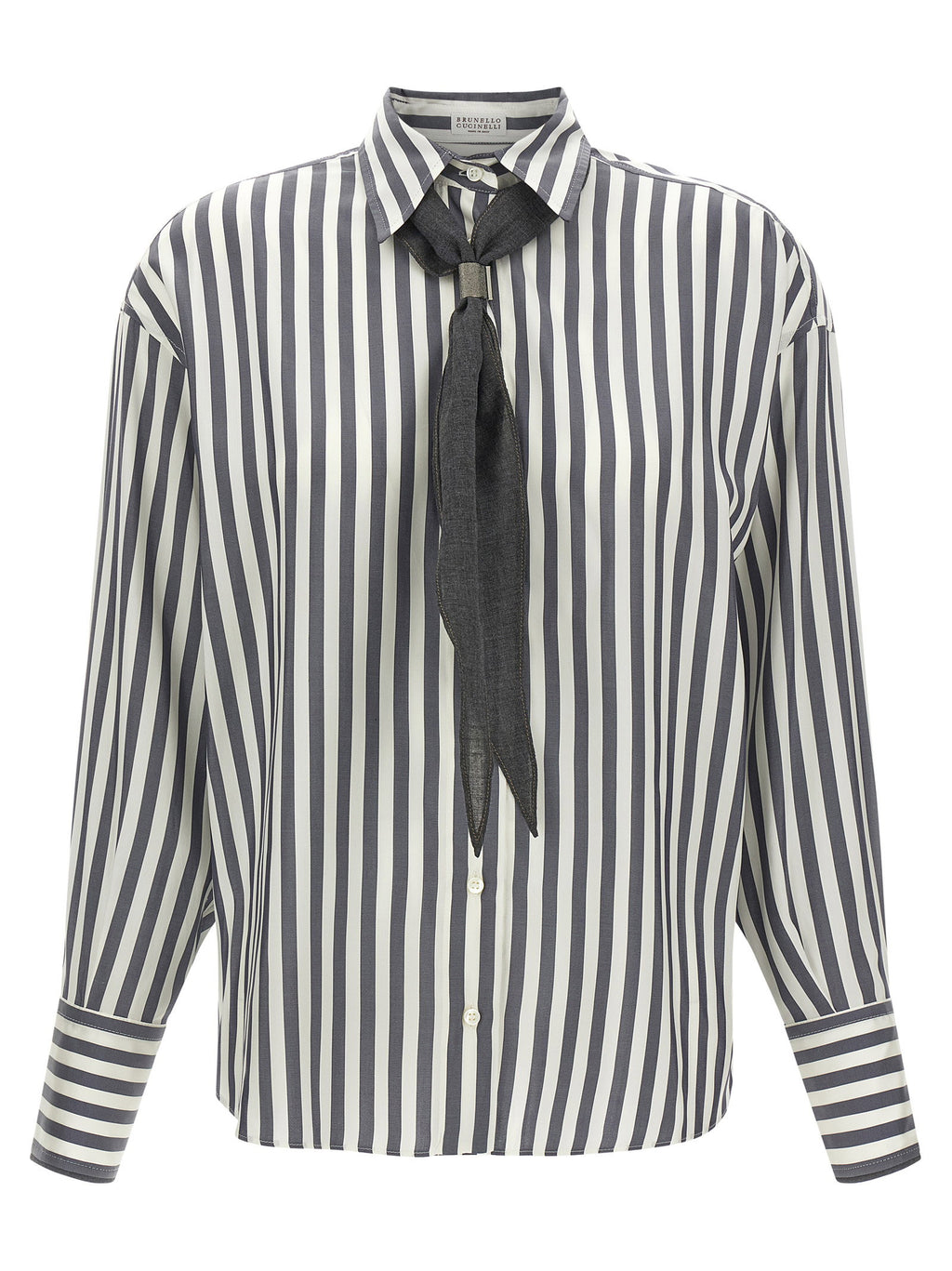 Brunello Cucinelli Shirt With Scarf
