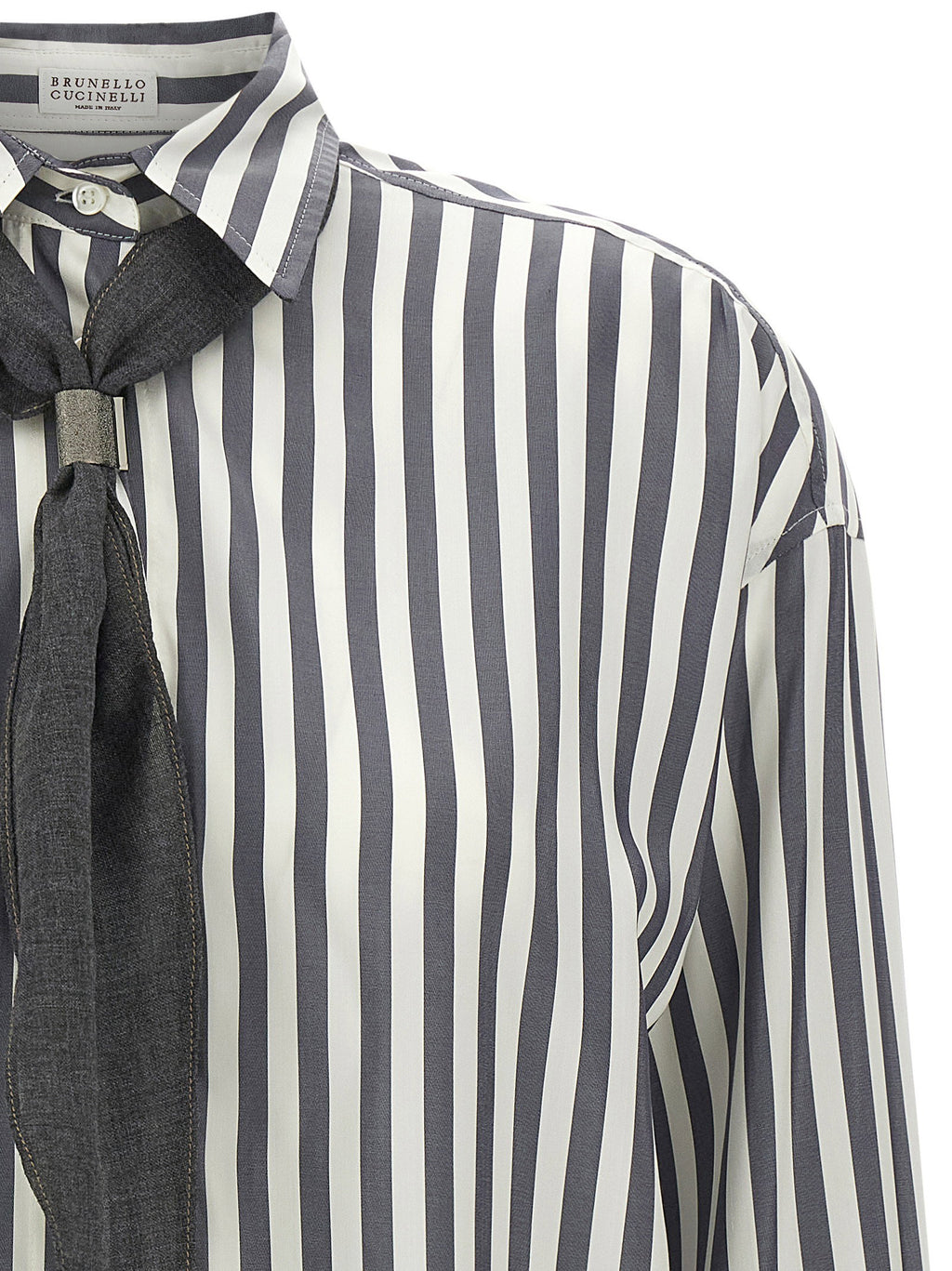 Brunello Cucinelli Shirt With Scarf