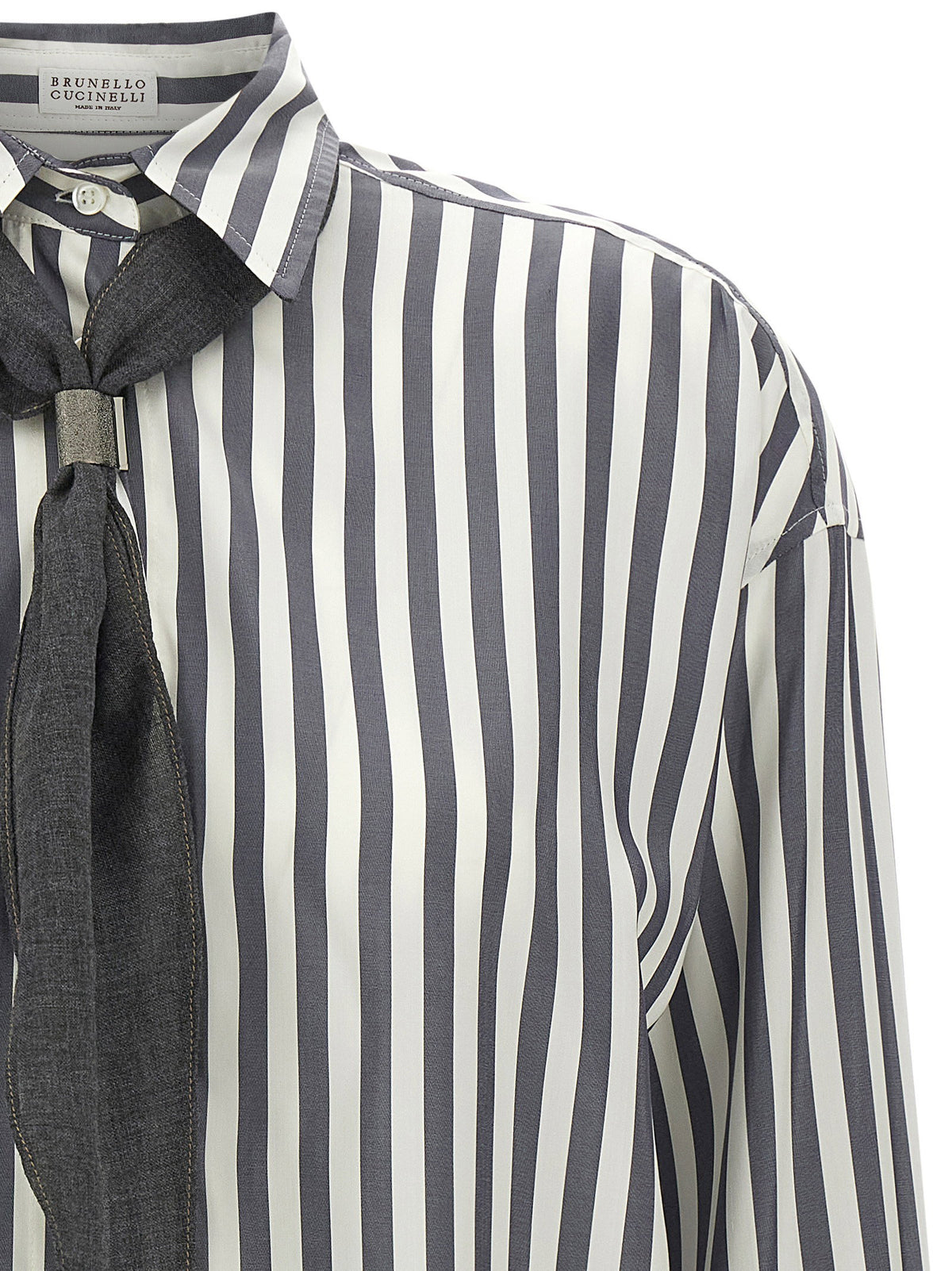 Brunello Cucinelli Shirt With Scarf