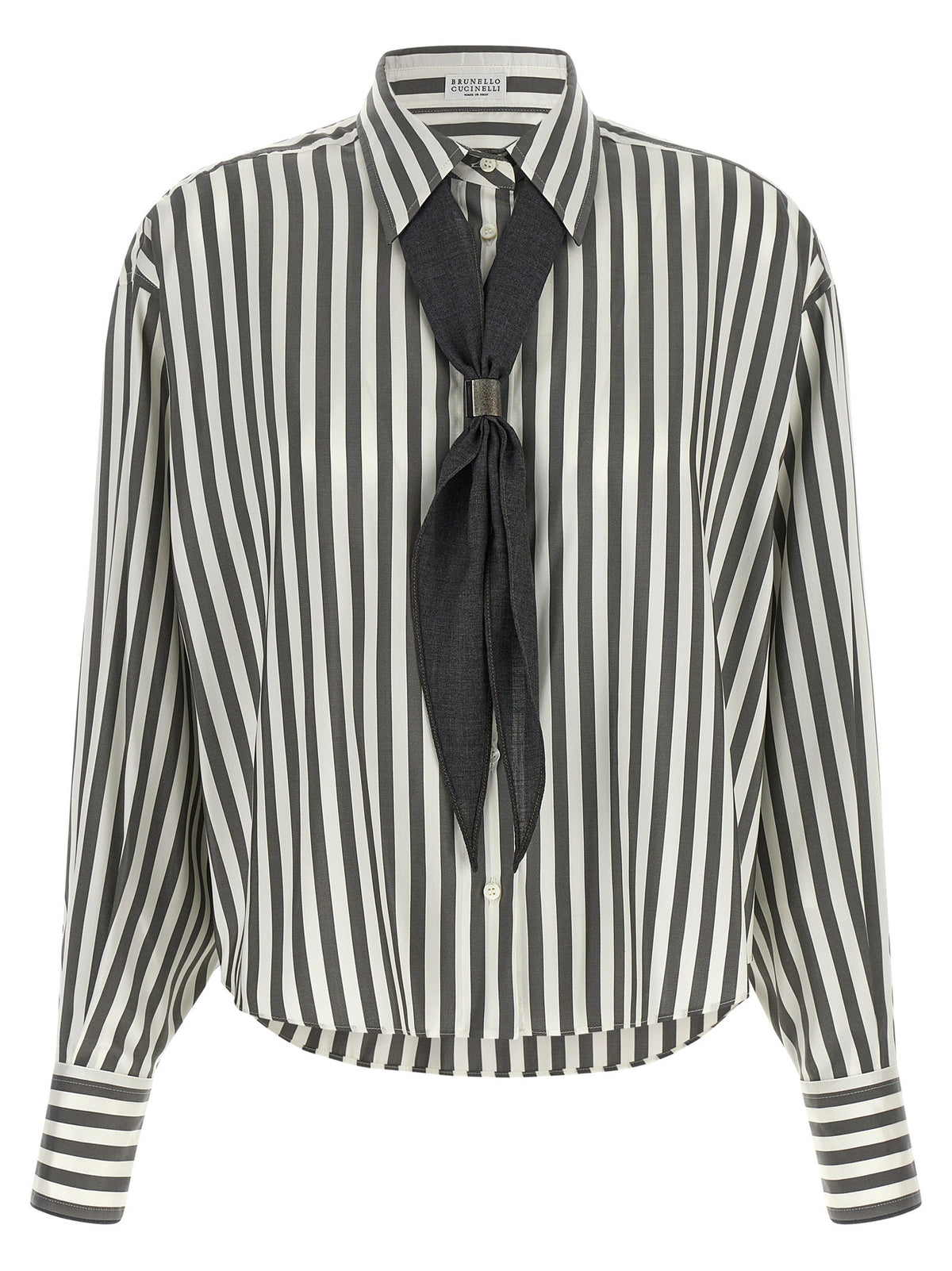 Brunello Cucinelli Shirt With Scarf