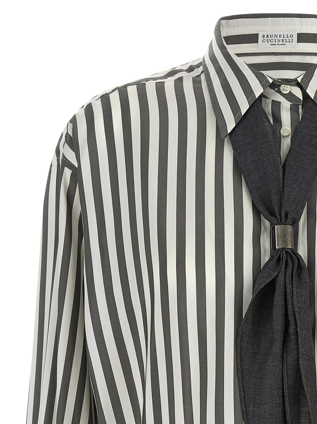 Brunello Cucinelli Shirt With Scarf
