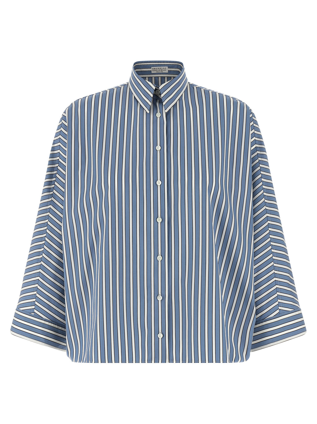 Brunello Cucinelli Monile Striped Shirt