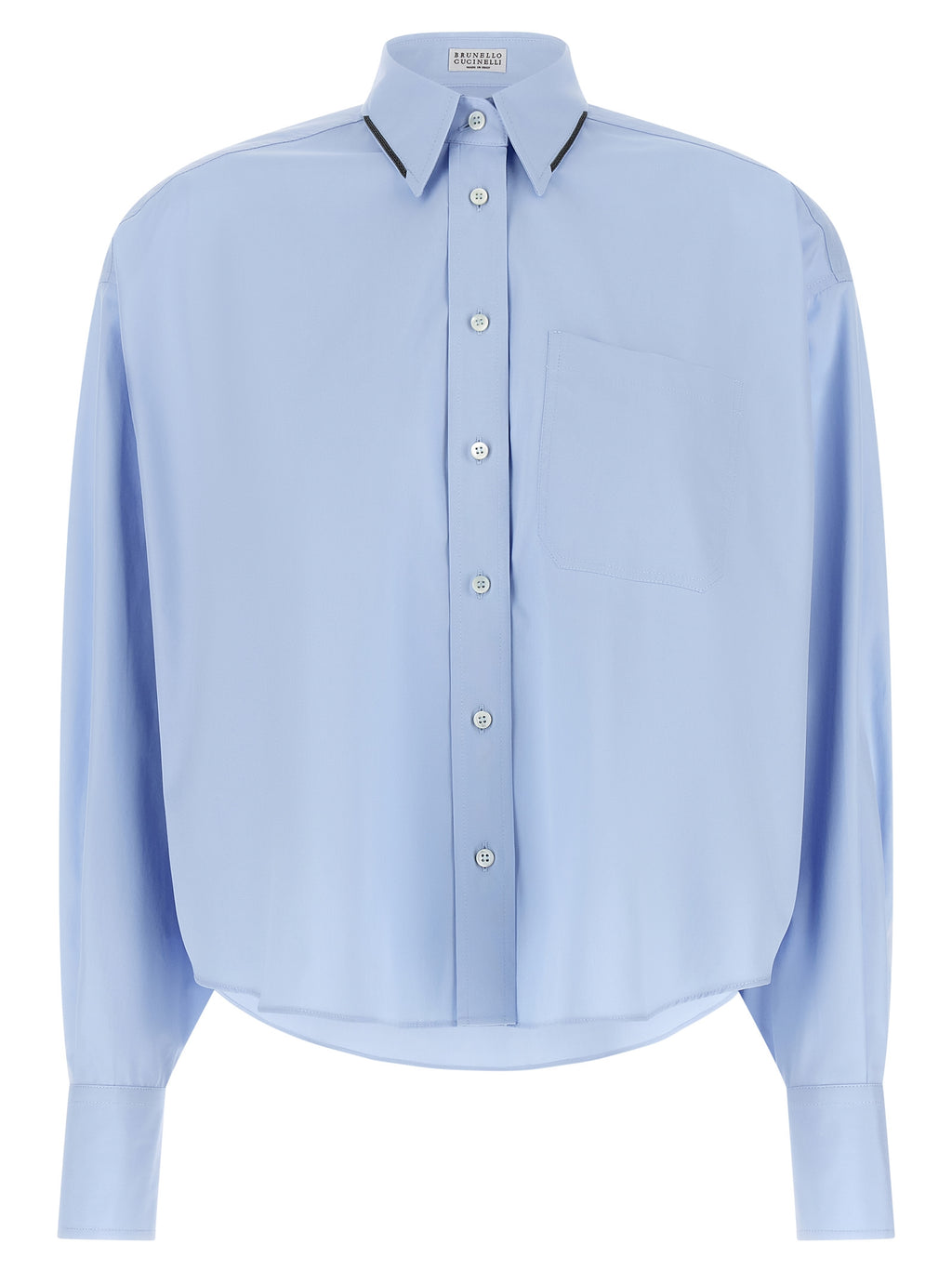 Brunello Cucinelli Shiny Trim Shirt