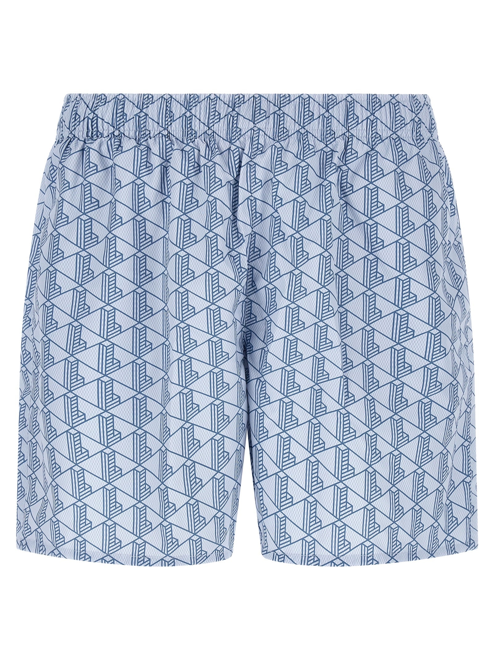 Lacoste Monogram Print Swimsuit