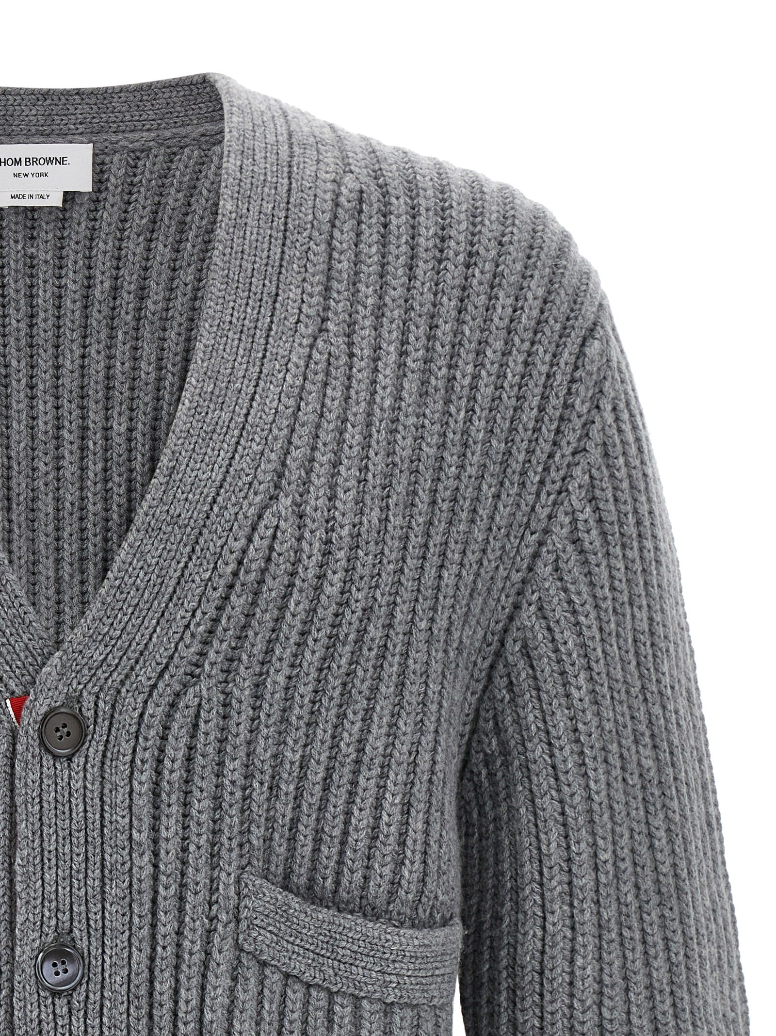Thom Browne Rwb Tape Cardigan