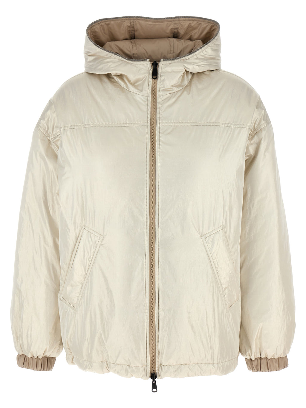 Brunello Cucinelli Laminated Reversible Down Jacket