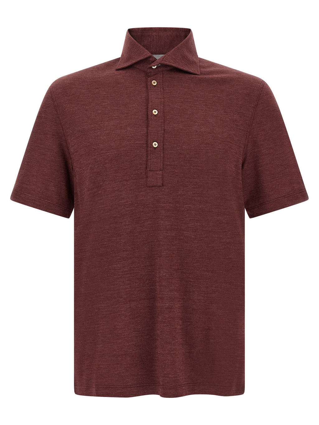 Brunello Cucinelli French Collar Polo Shirt