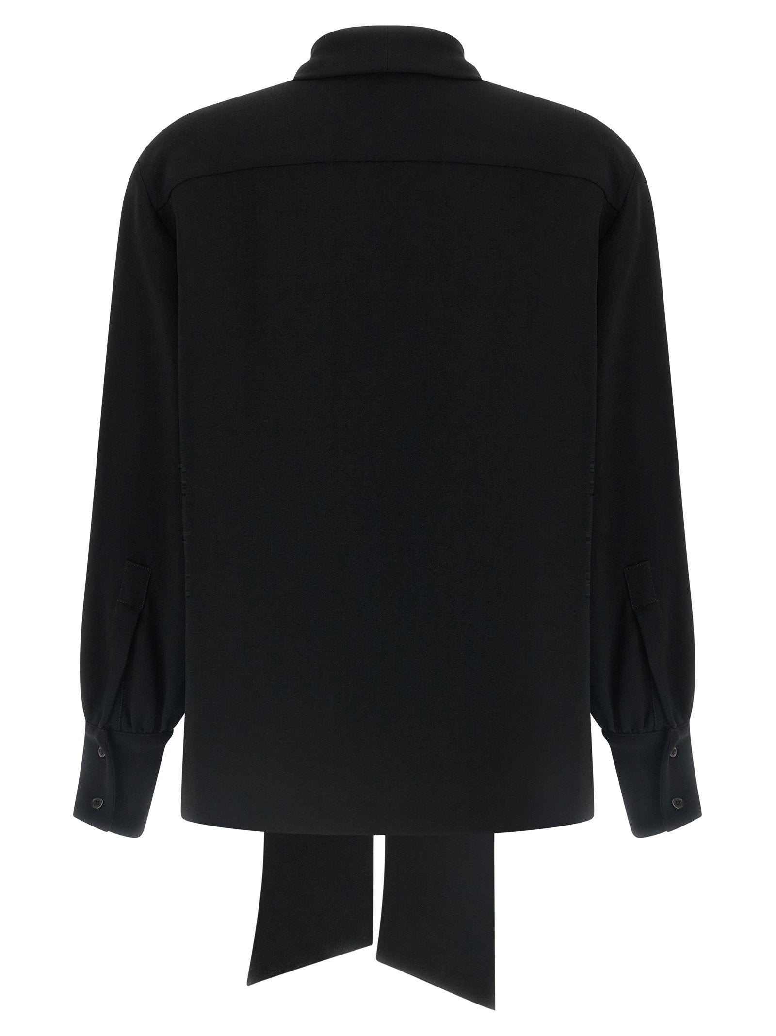Alberto Biani Lavallière Neck Blouse