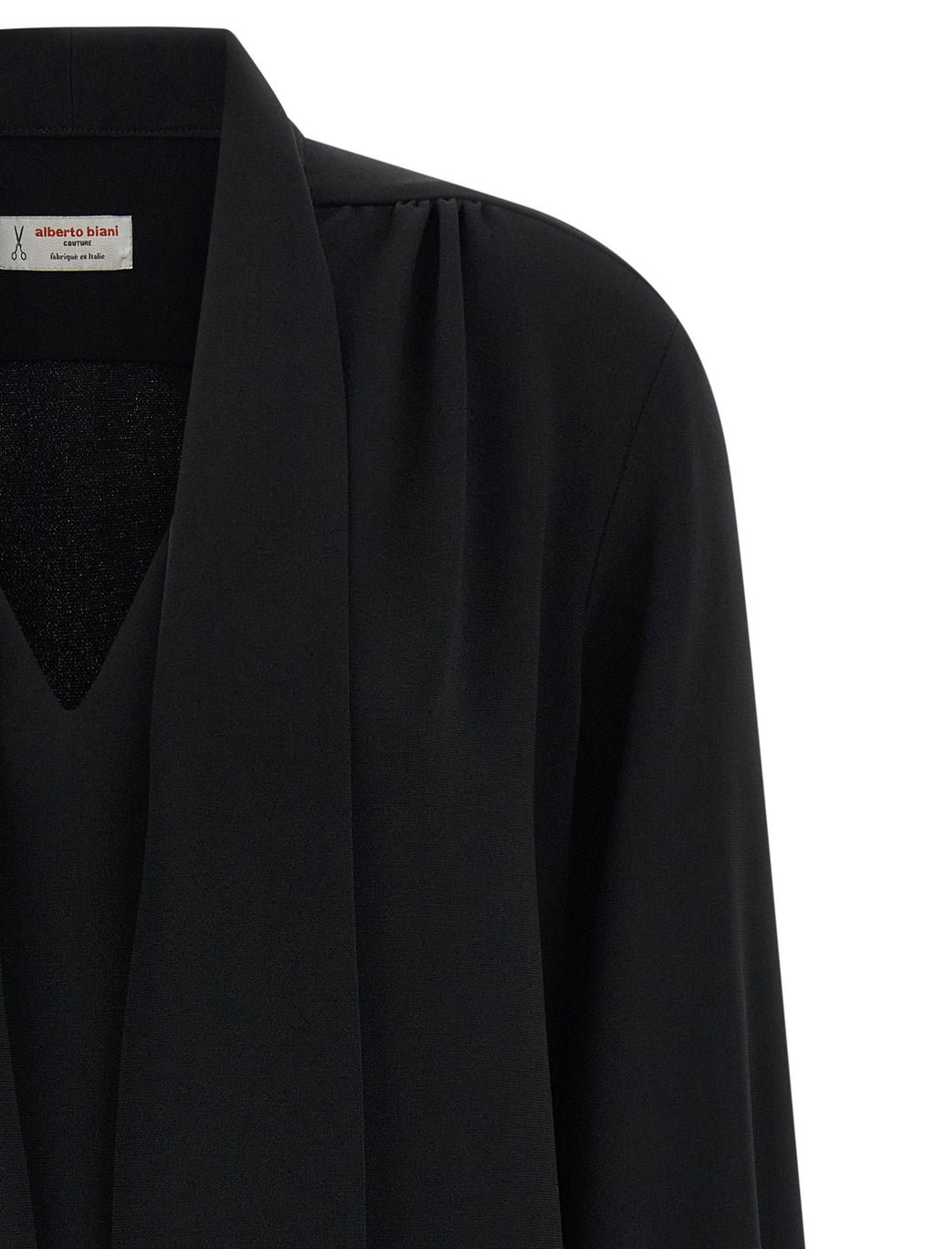 Alberto Biani Lavallière Neck Blouse