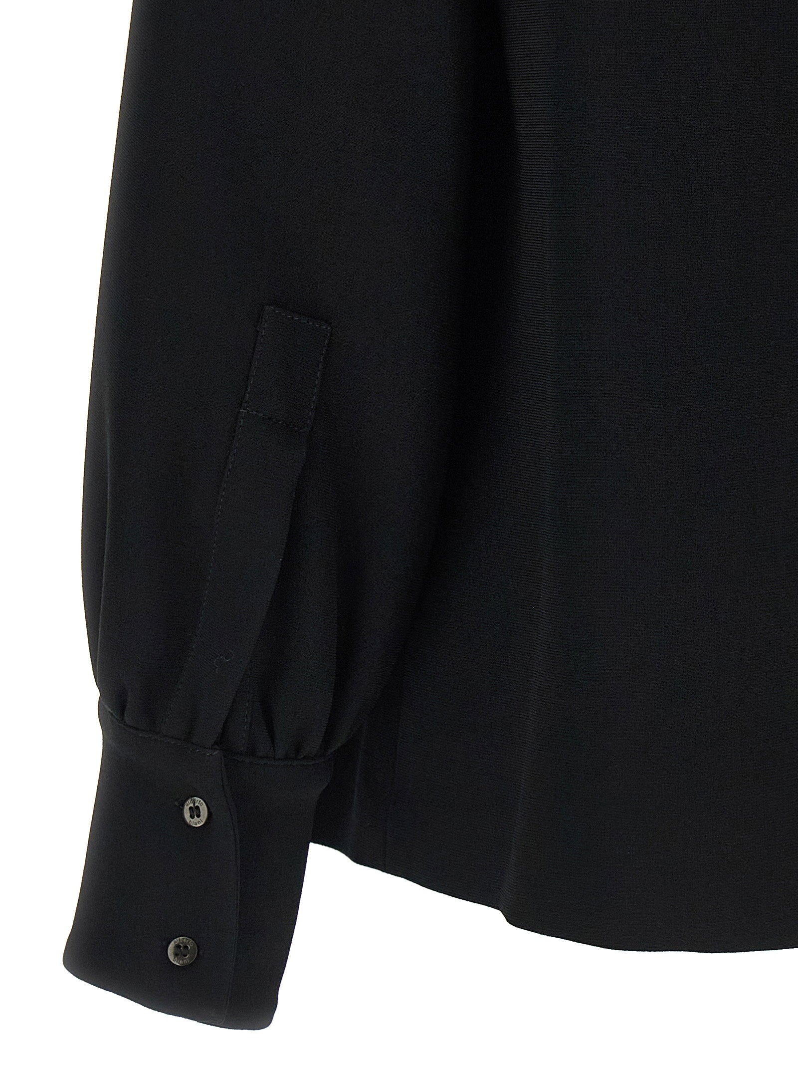 Alberto Biani Lavallière Neck Blouse