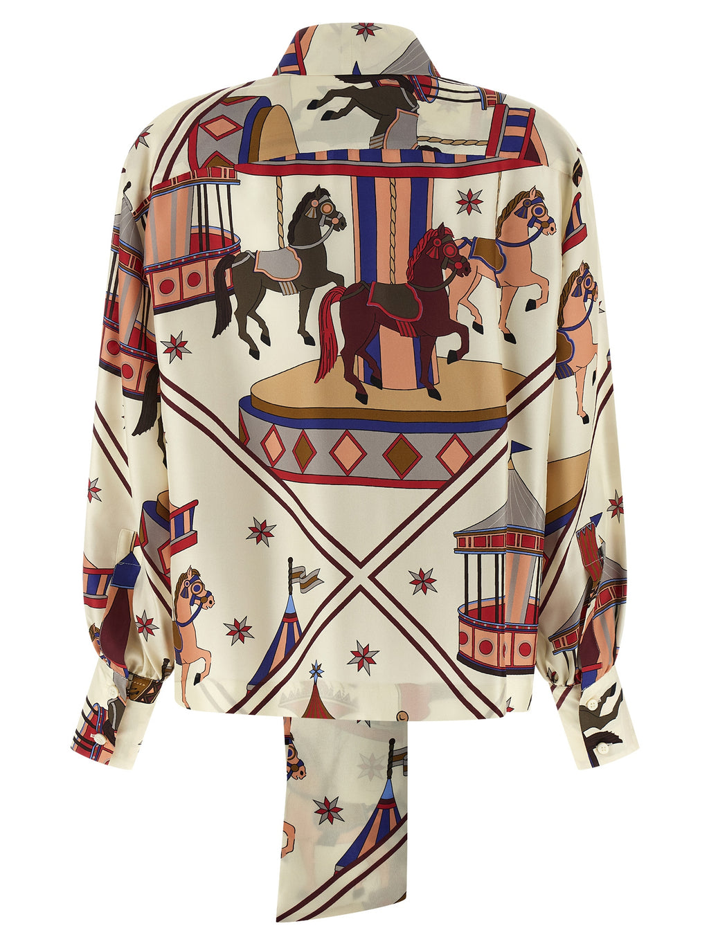 Alberto Biani Lavallière Collar Shirt