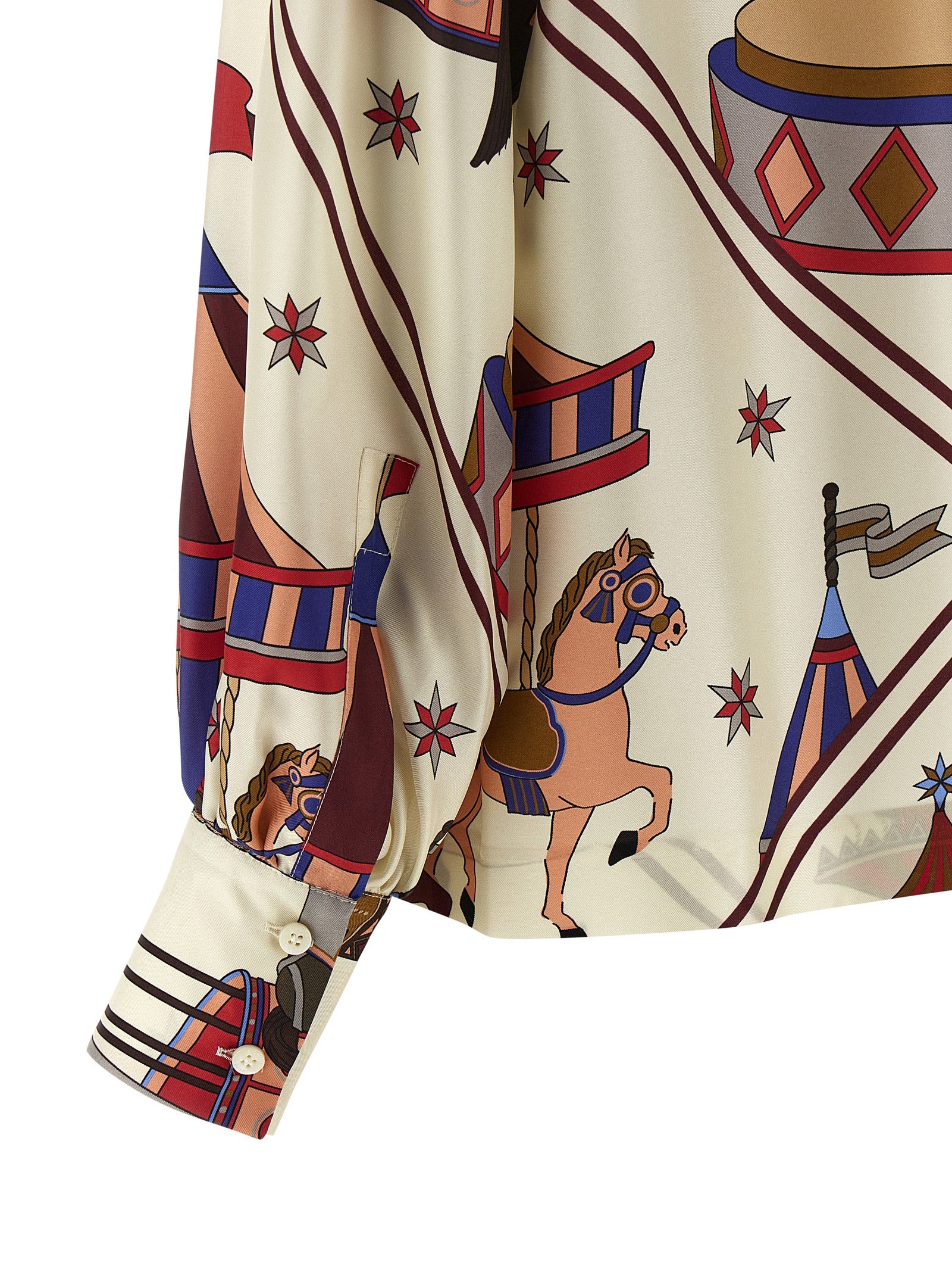 Alberto Biani Lavallière Collar Shirt