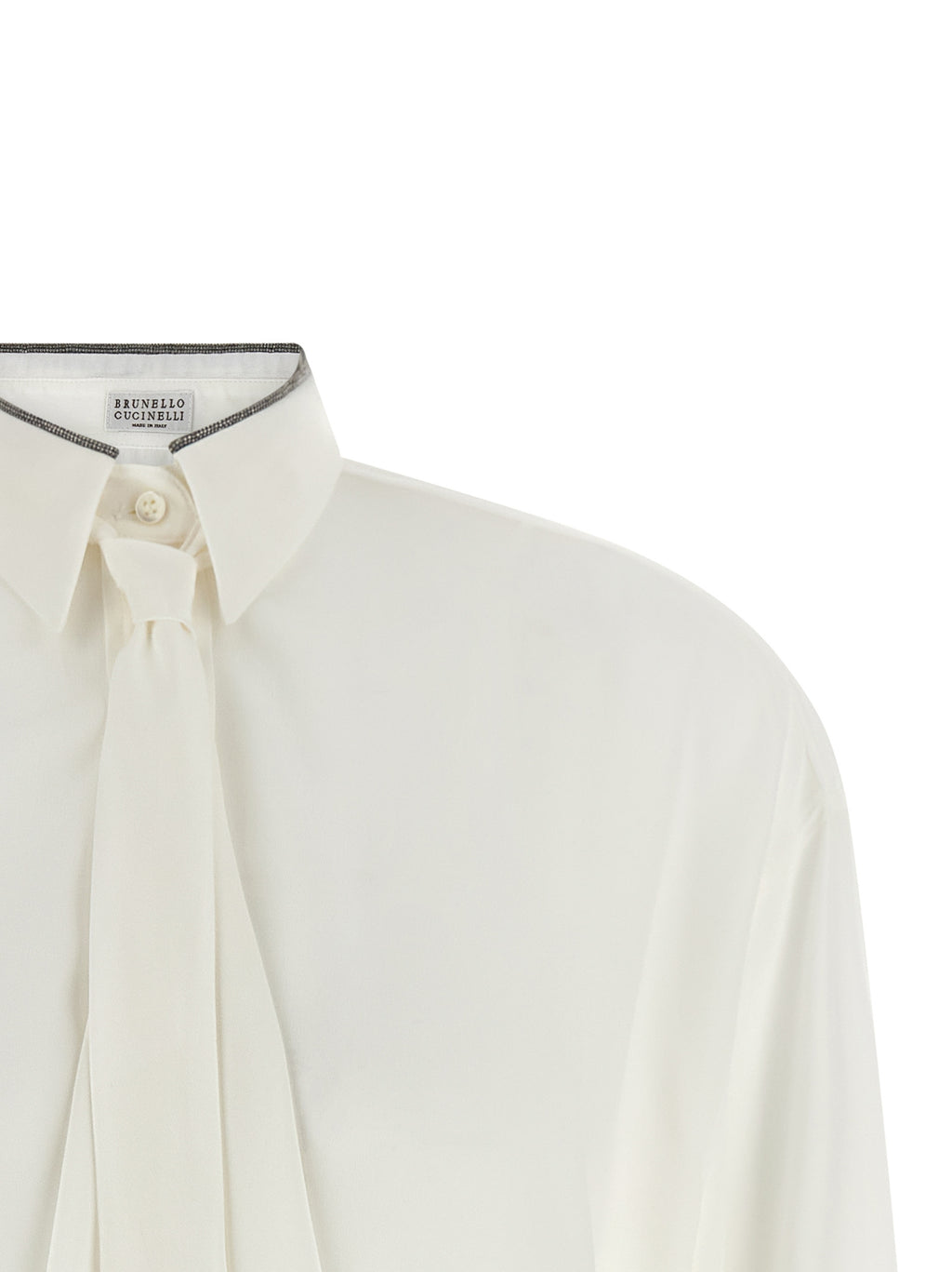 Brunello Cucinelli Shiny Collar Shirt