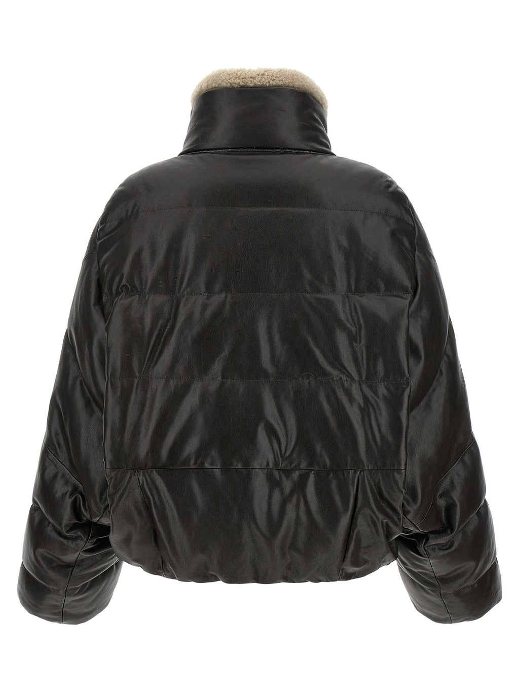 Brunello Cucinelli Padded Leather Jacket