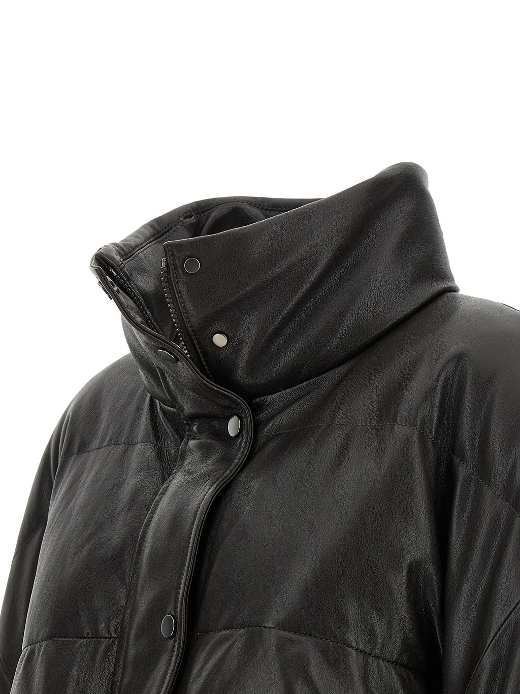 Brunello Cucinelli Padded Leather Jacket
