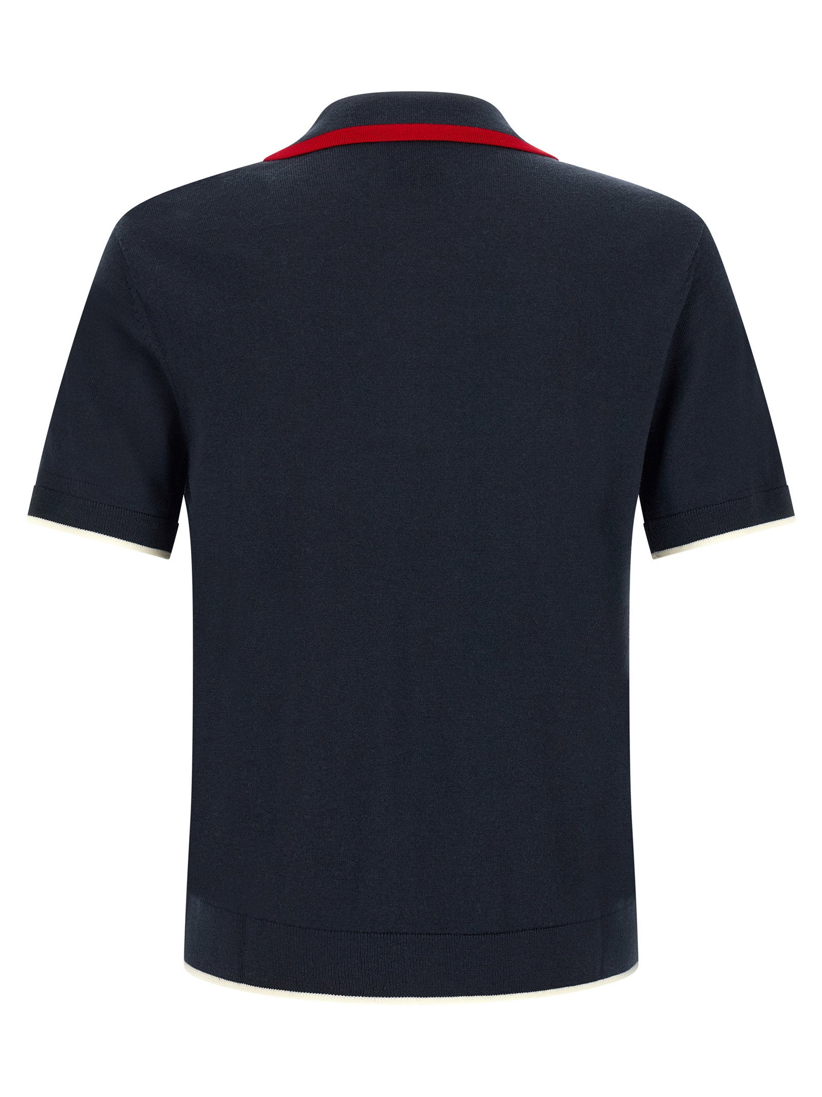 Casablanca Knit Polo Shirt With Zip