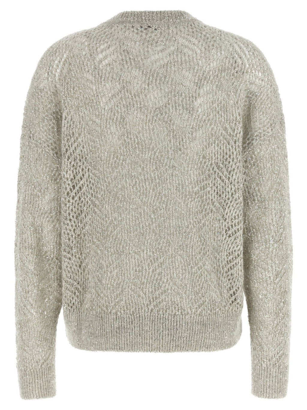 Brunello Cucinelli Dazzling Abstract Leaf Sweater